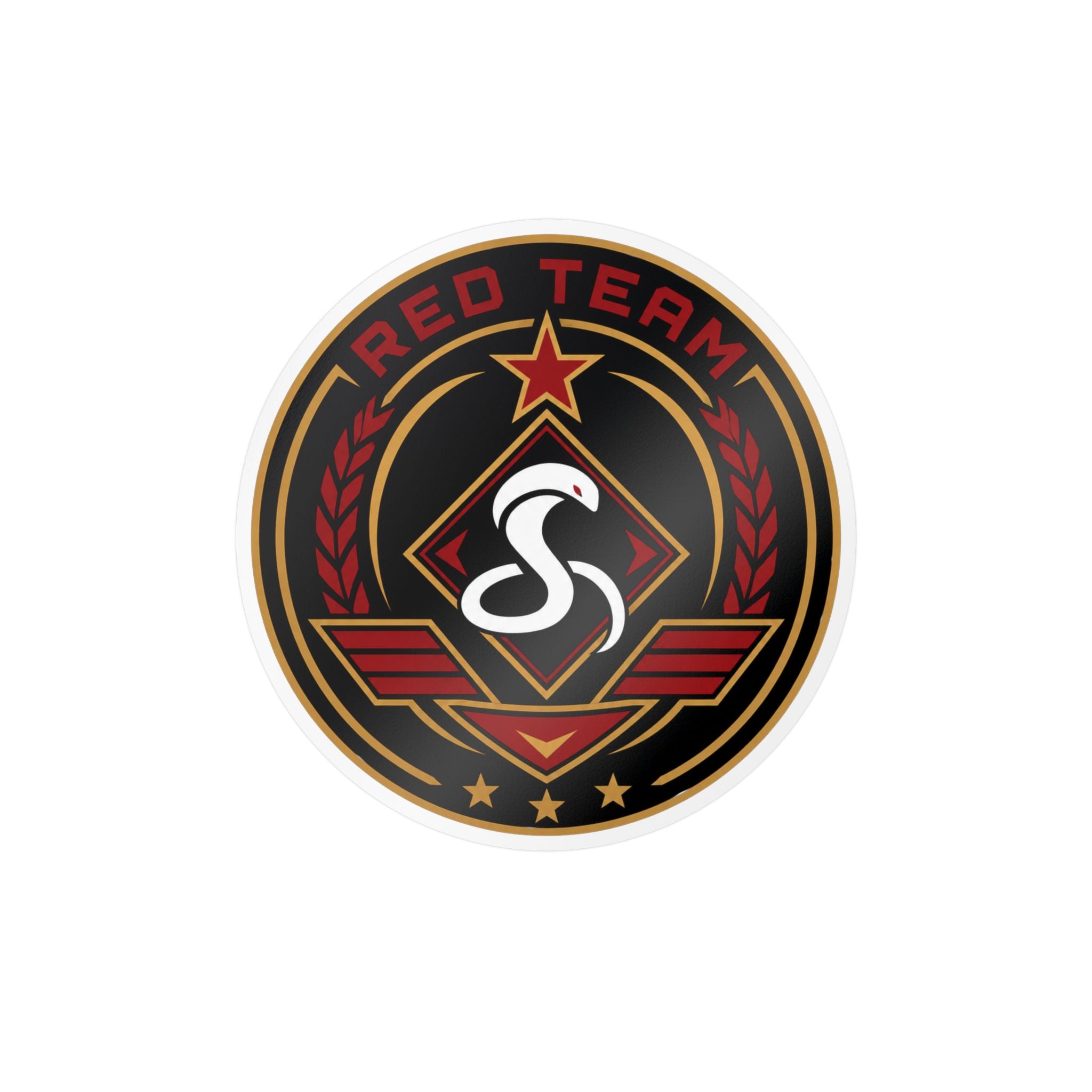 Red Team Badge Vinyl Sticker