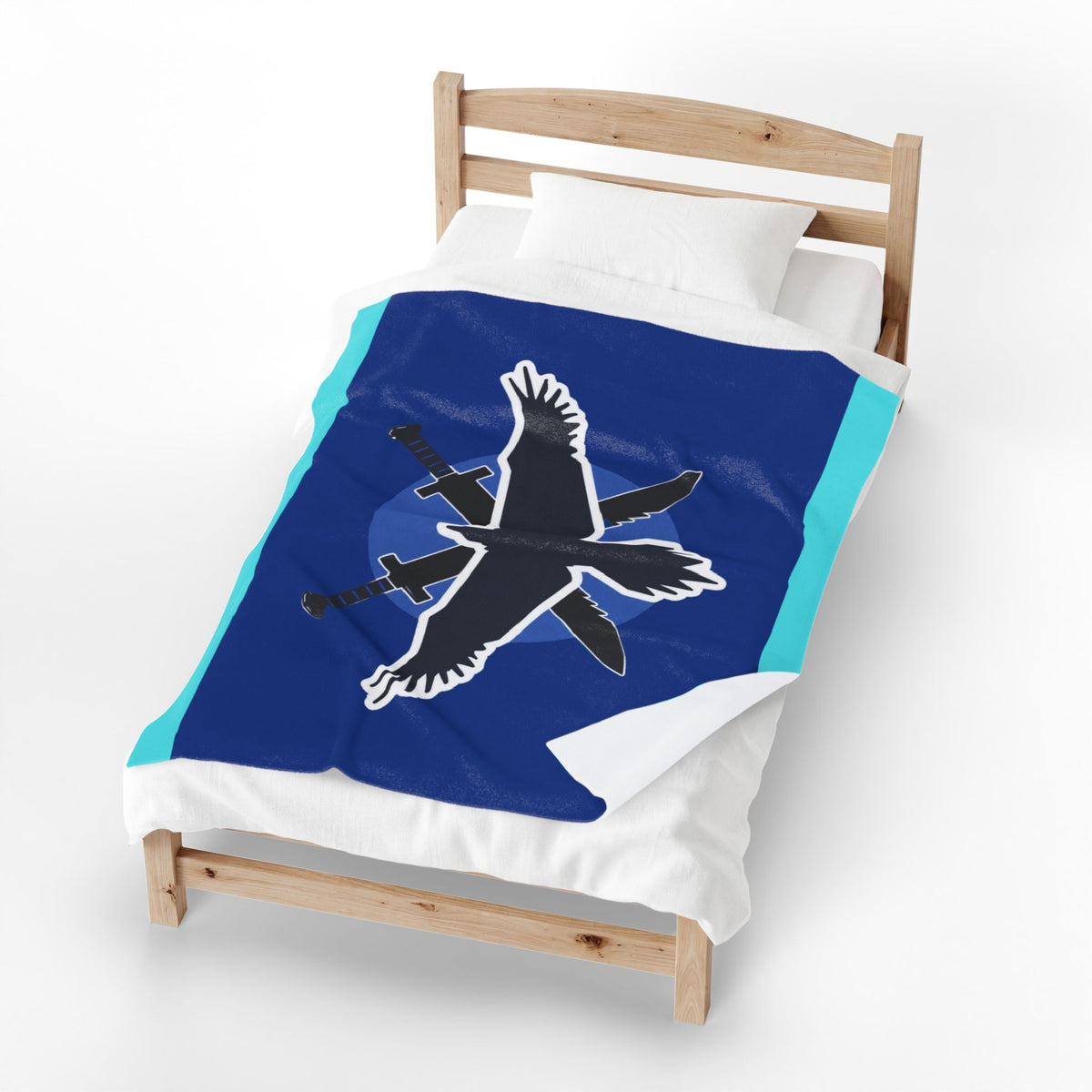 Blue Team Flag Inspired Blanket
