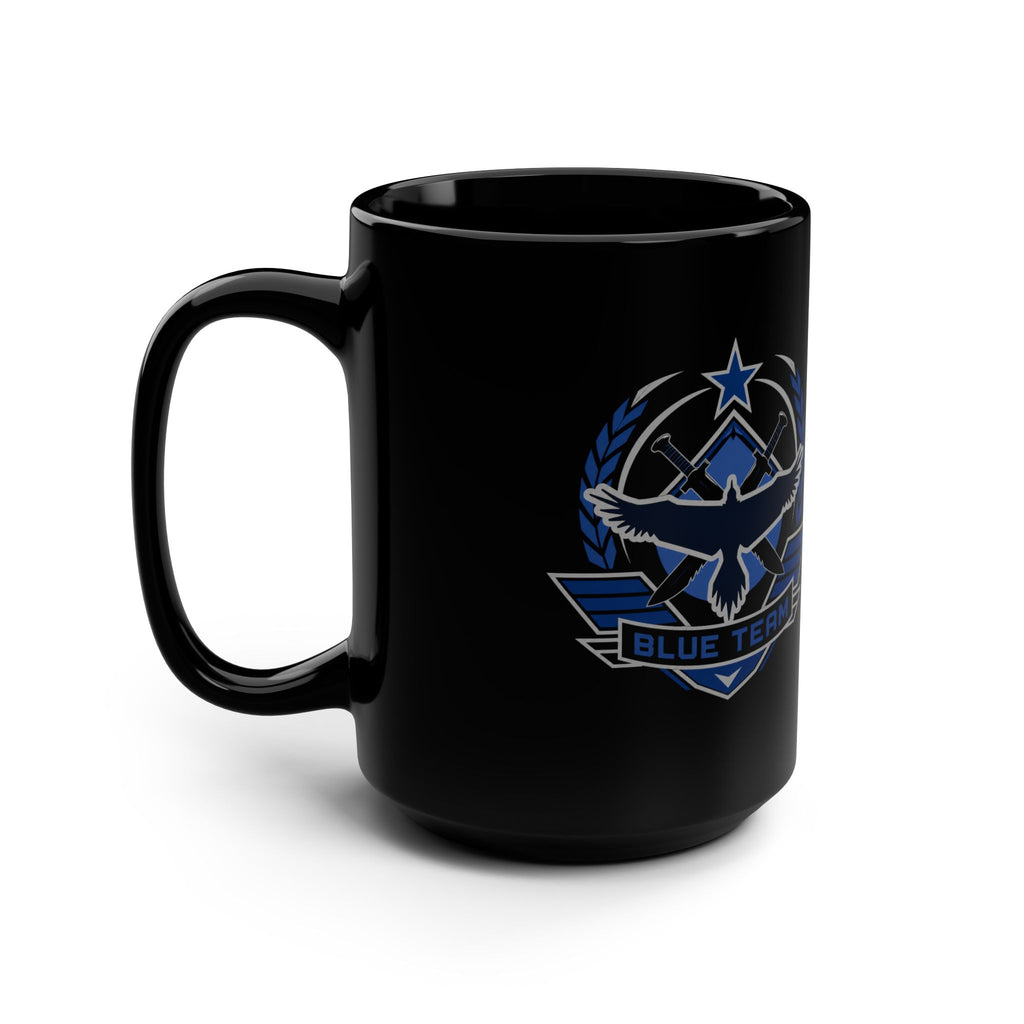 Blood Gulch Blue Team 15 oz Black Mug