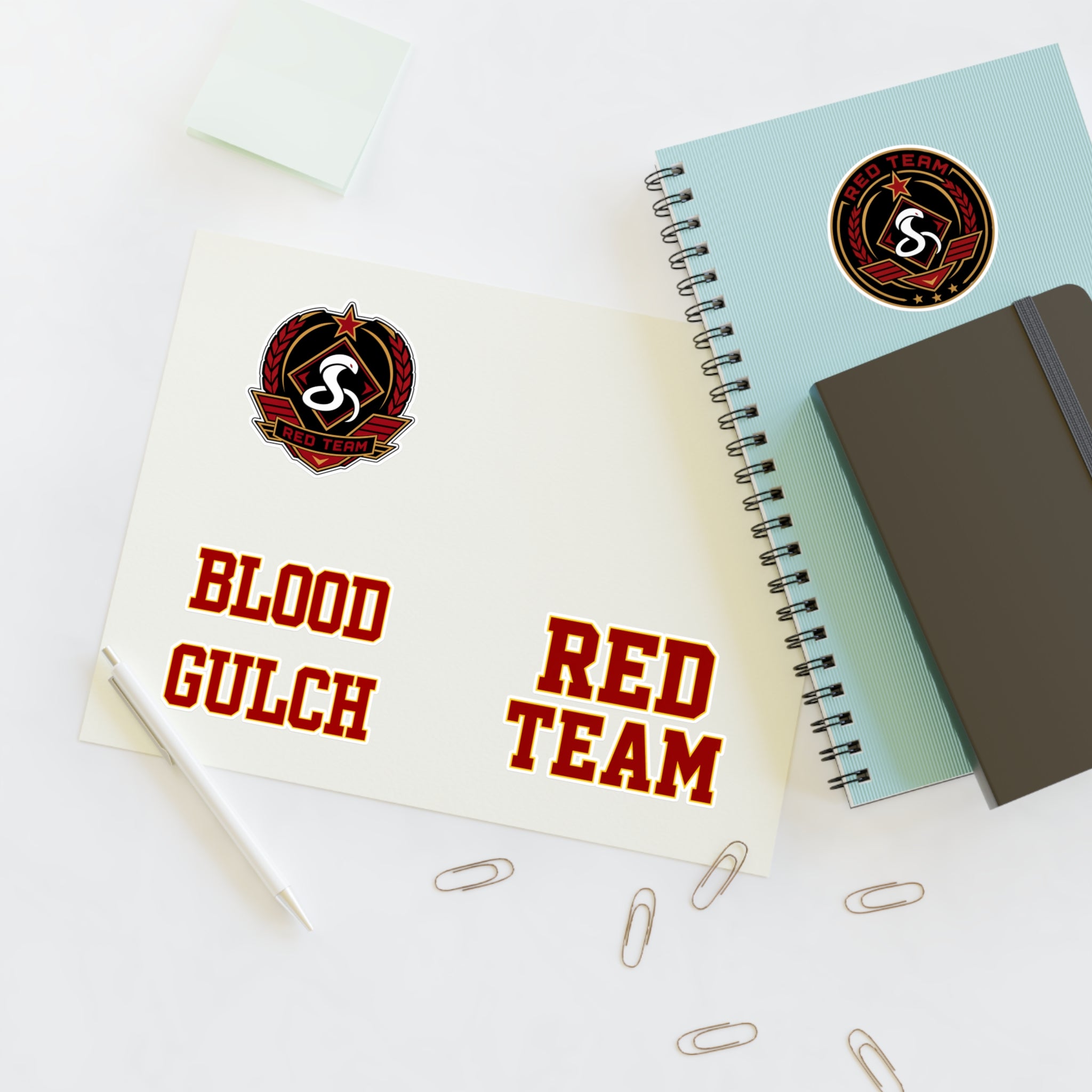 Blood Gulch Red Team Sticker Sheet