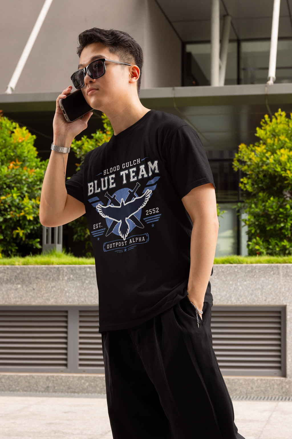 Blood Gulch Blue Team Shirt