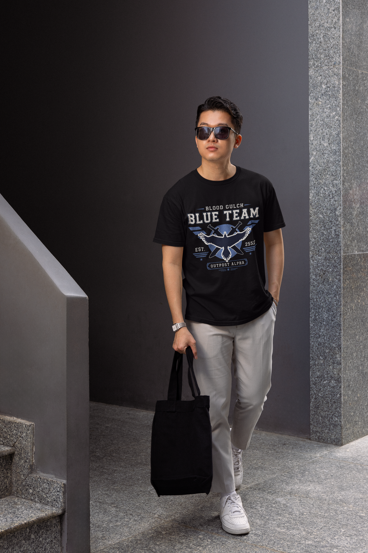Blood Gulch Blue Team Shirt