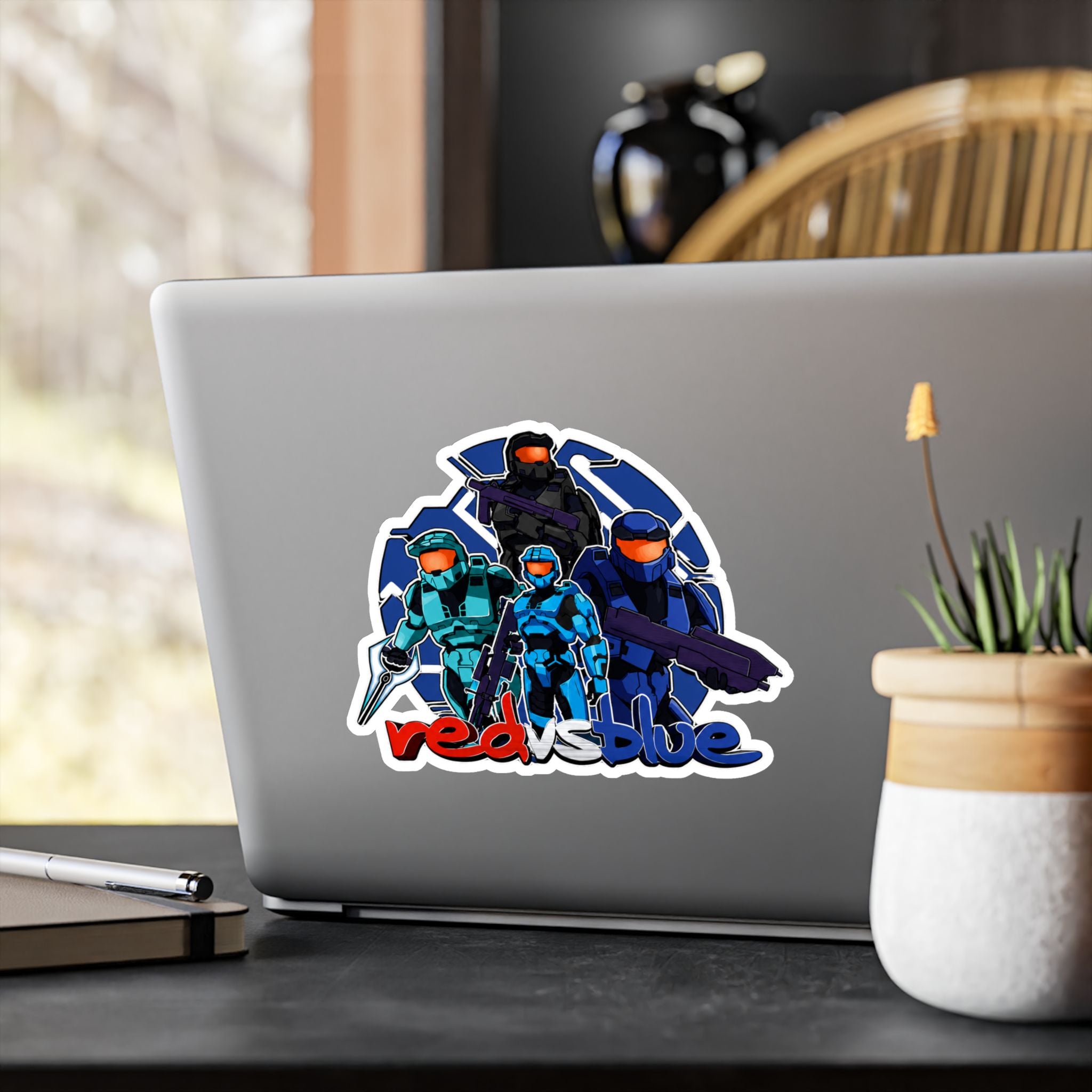 Red vs Blue Blue Team  Vinyl Sticker