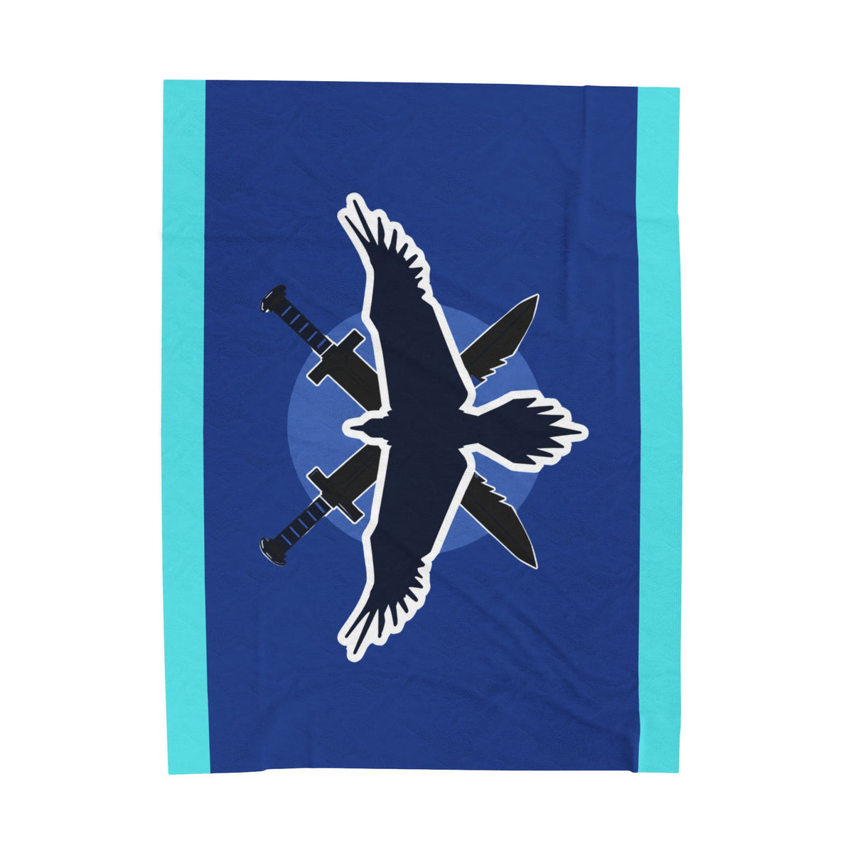 Blue Team Flag Inspired Blanket