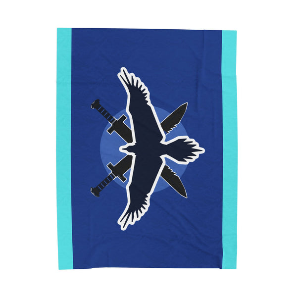 Blue Team Flag Inspired Blanket