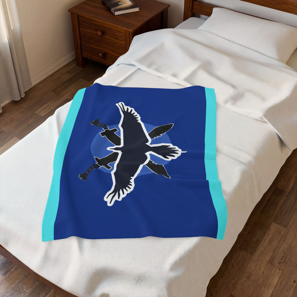 Blue Team Flag Inspired Blanket