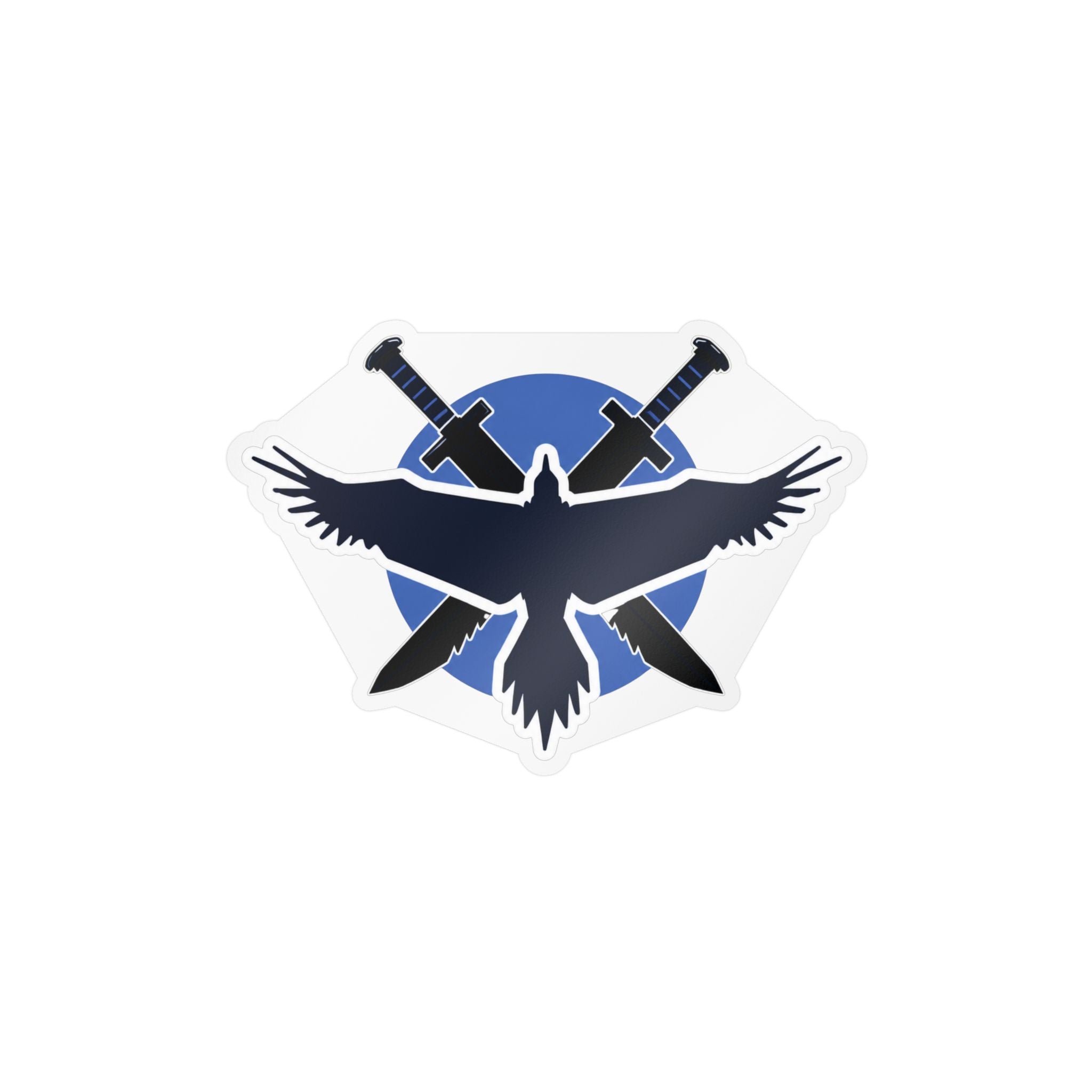 Blue Army Emblem Vinyl Decal