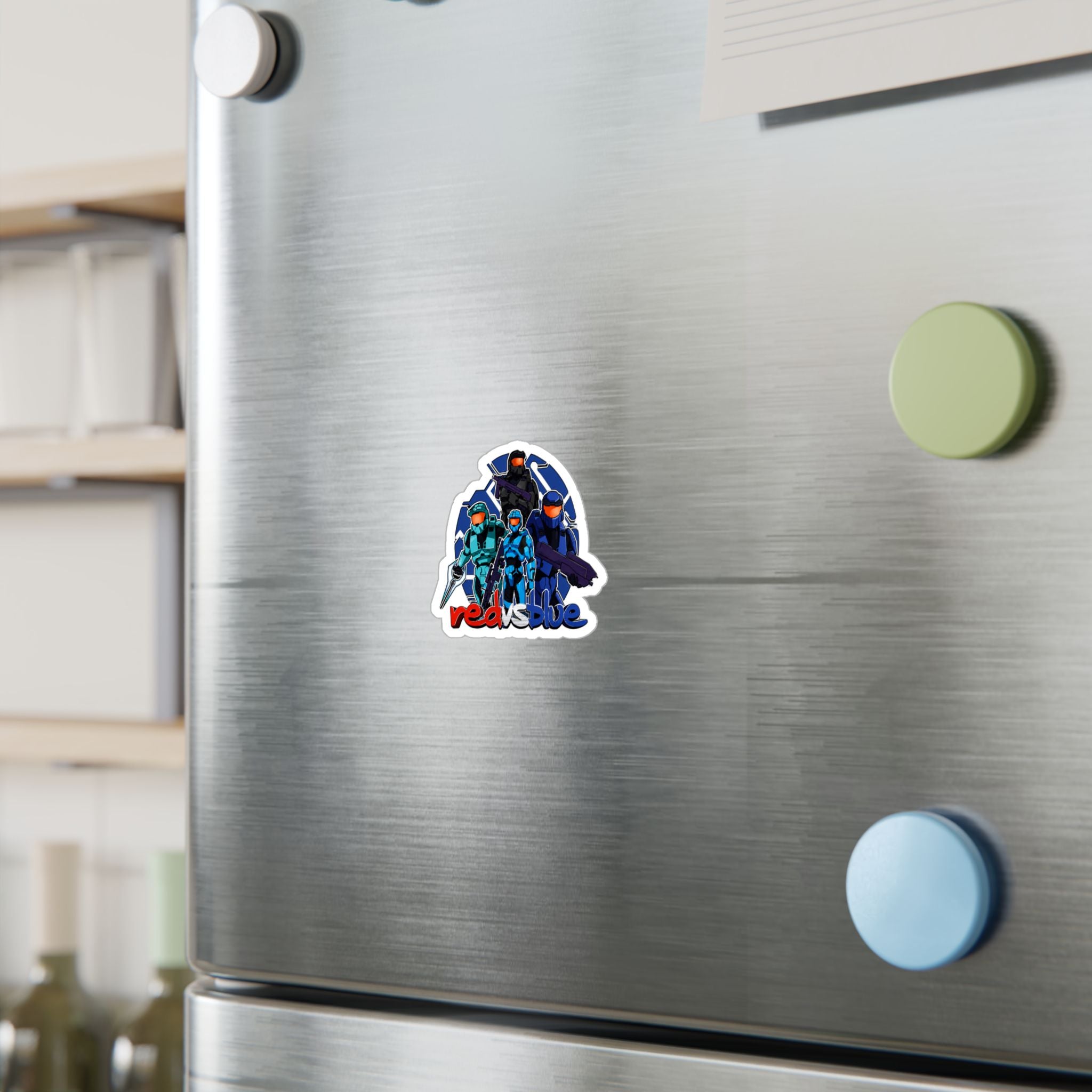 Red vs Blue Blue Team  Vinyl Sticker
