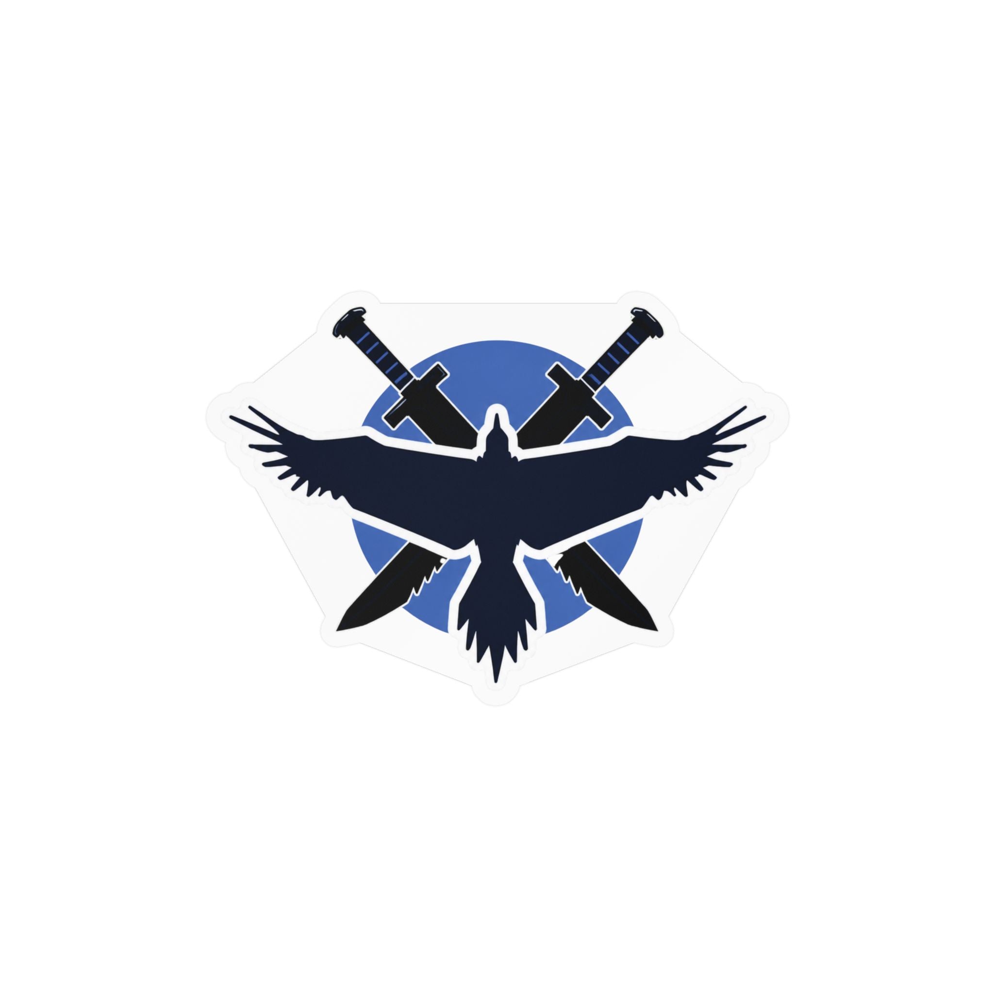 Blue Army Emblem Vinyl Decal