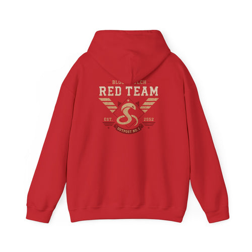 Blood Gulch Red Team Hoodie — Retro Gaming Clan Pullover (Est. 2552)