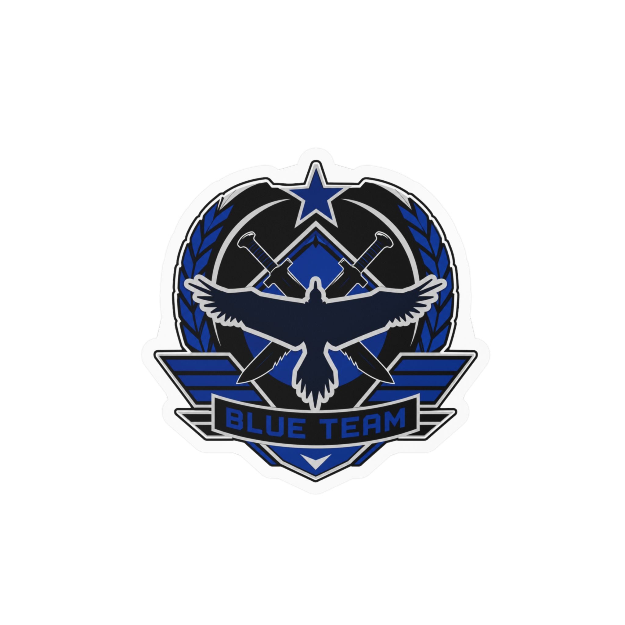 Blue Team Tactical Emblem Vinyl Sticker