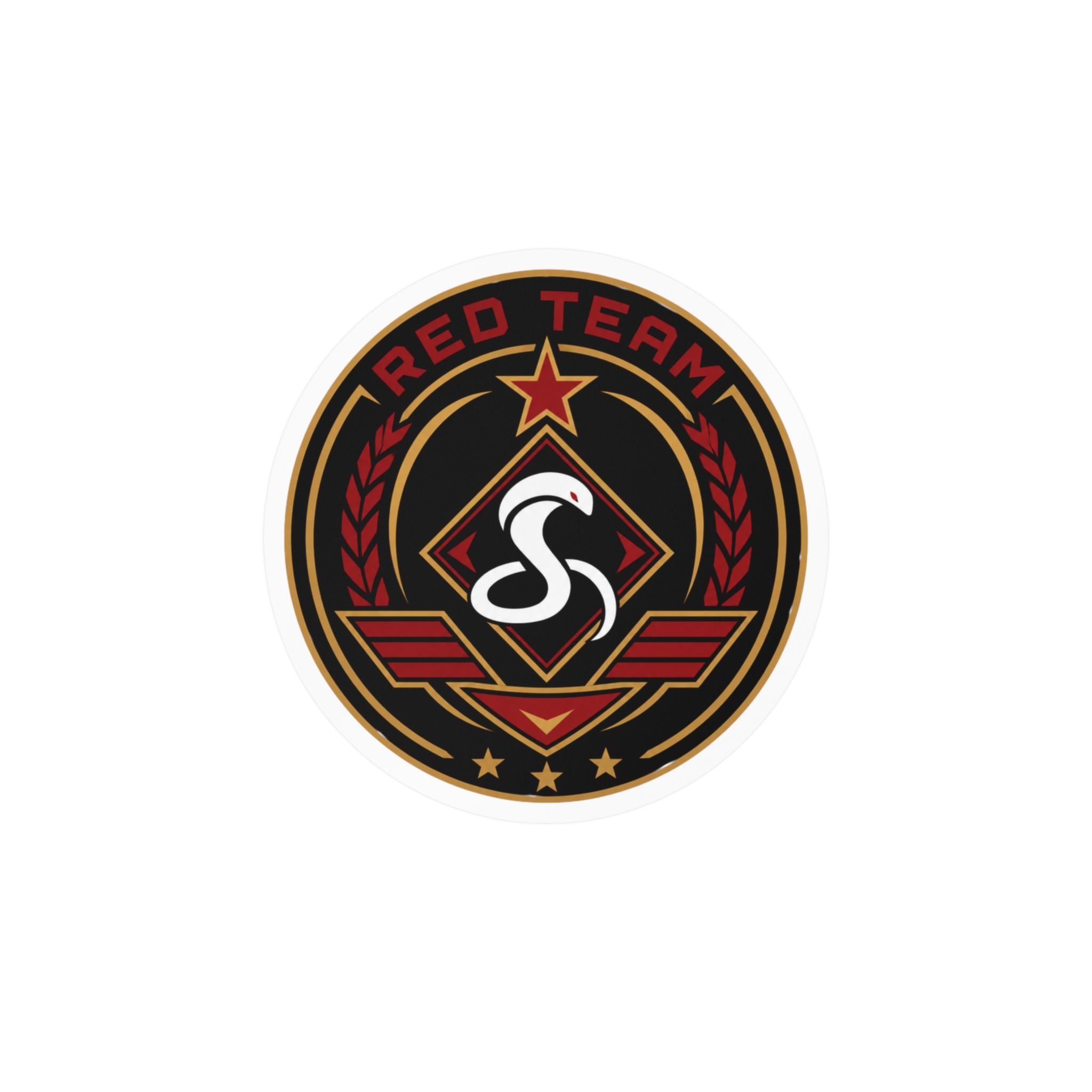 Red Team Badge Vinyl Sticker