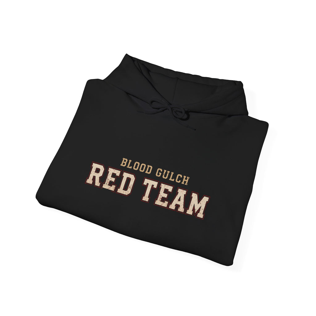 Blood Gulch Red Team Hoodie — Retro Gaming Clan Pullover (Est. 2552)