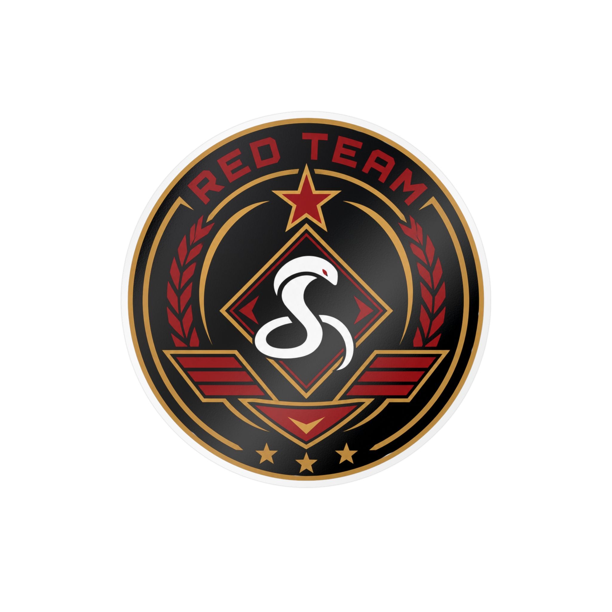 Red Team Badge Vinyl Sticker