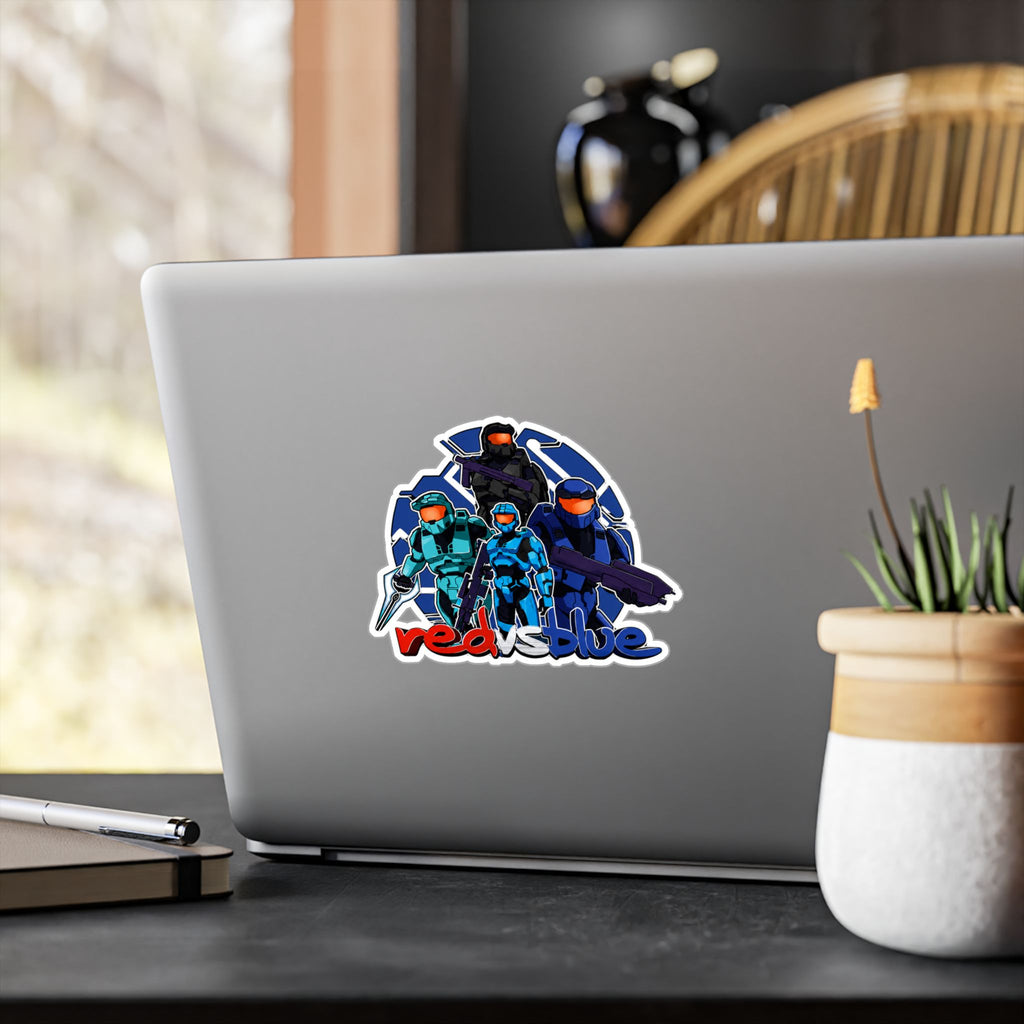 Red vs Blue Blue Team  Vinyl Sticker