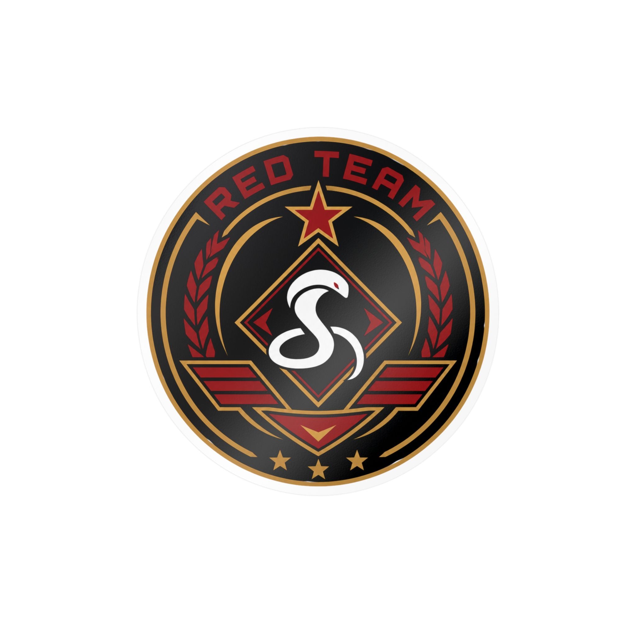 Red Team Badge Vinyl Sticker