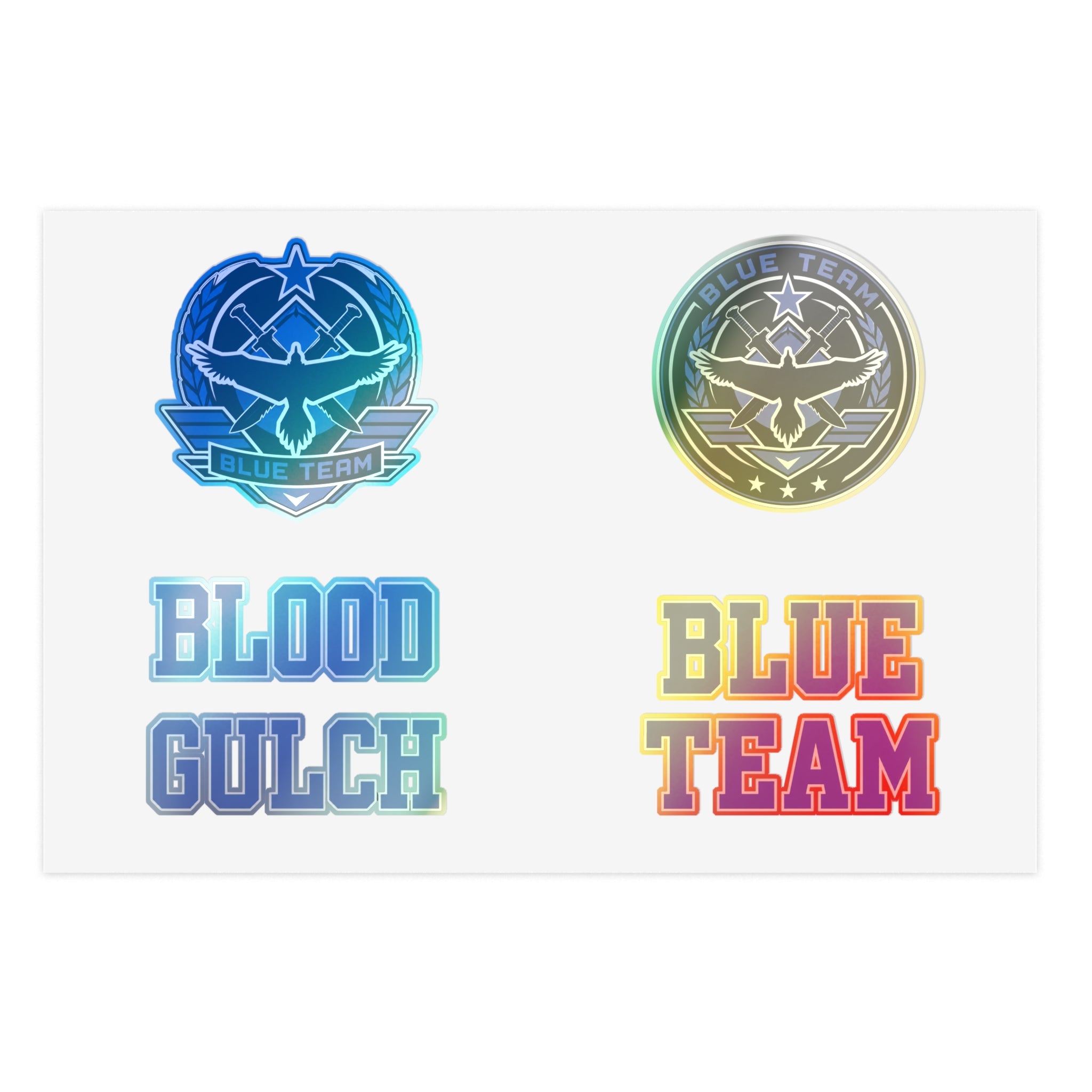Blood Gulch Blue Team Sticker Sheet