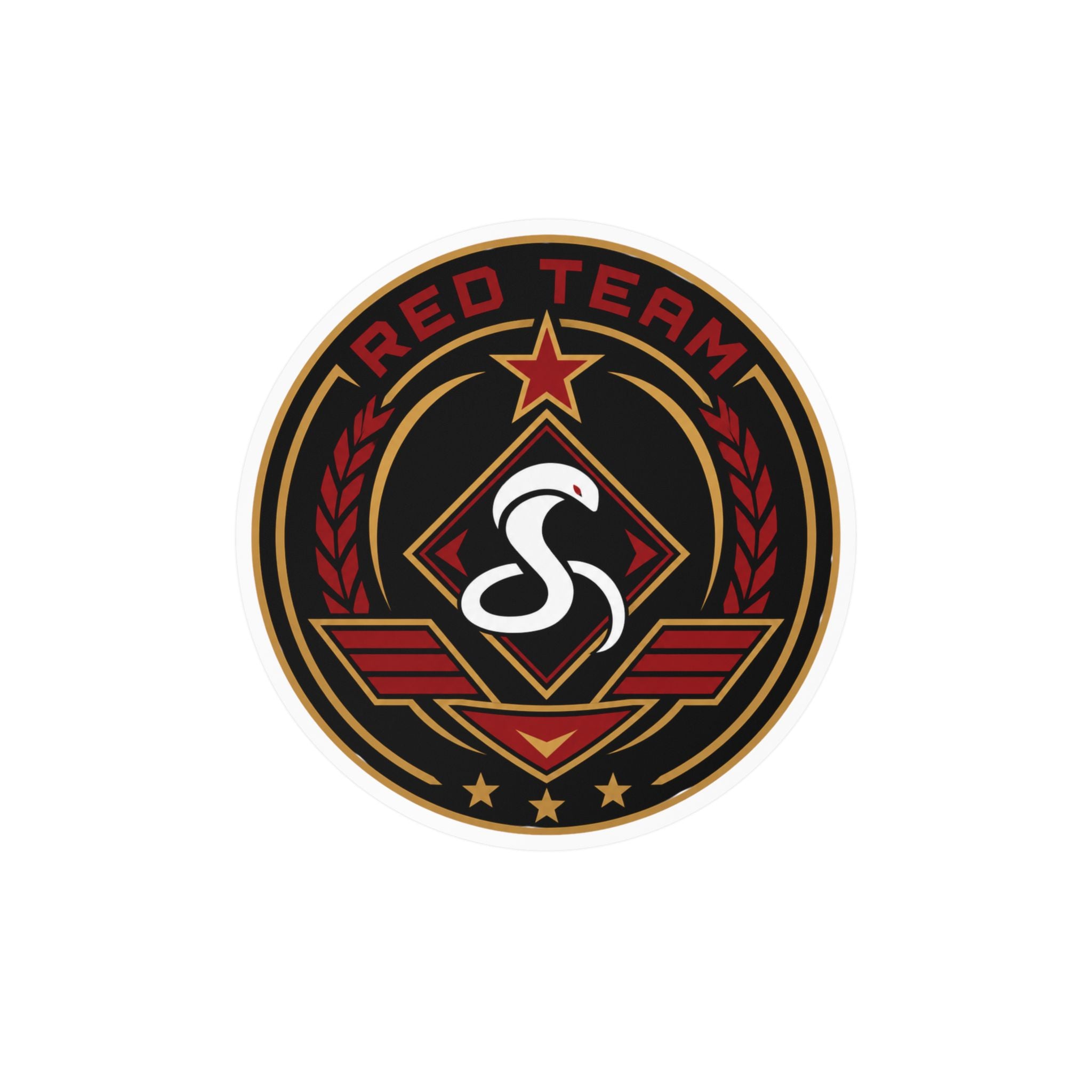 Red Team Badge Vinyl Sticker