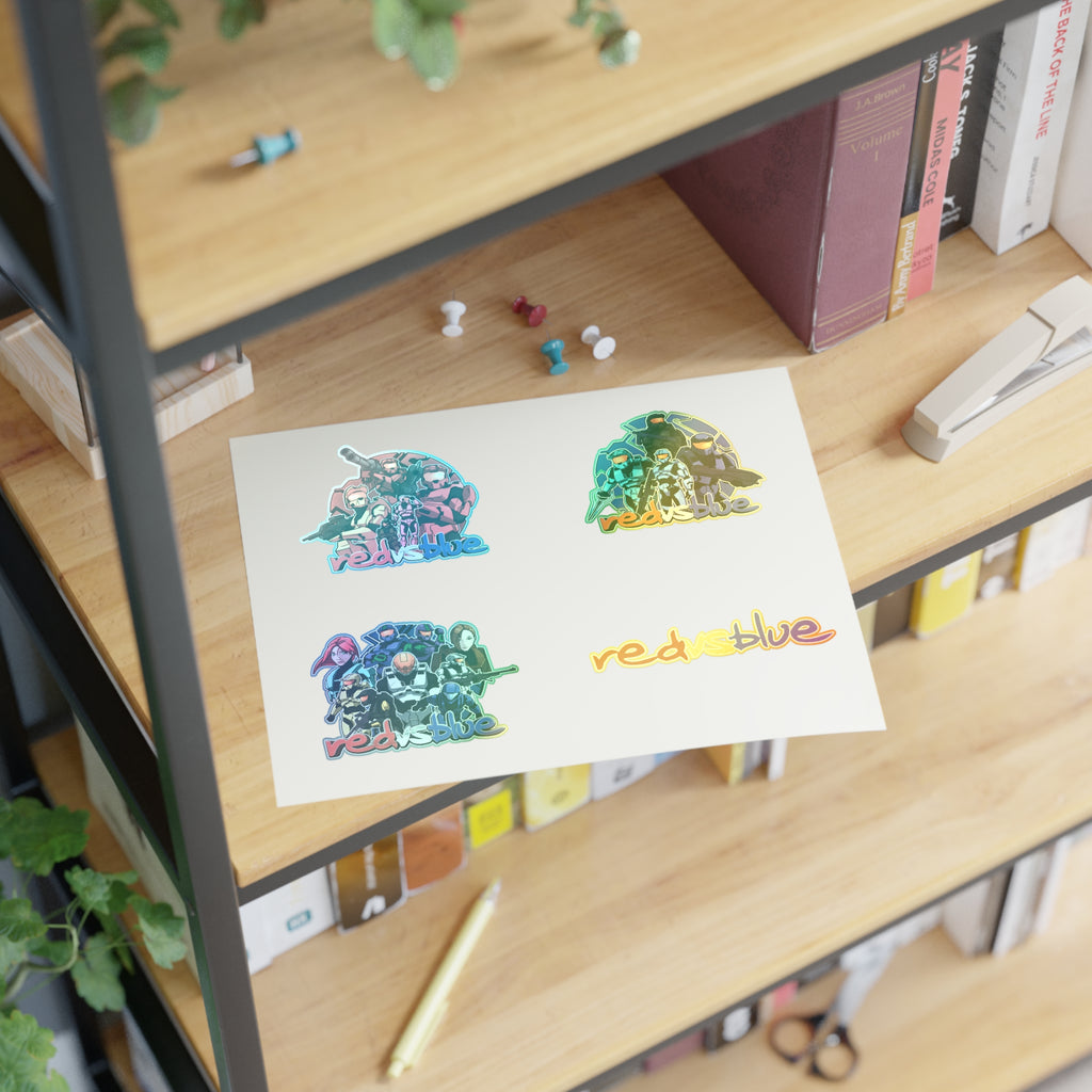 Red vs Blue Legacy Sticker Sheet