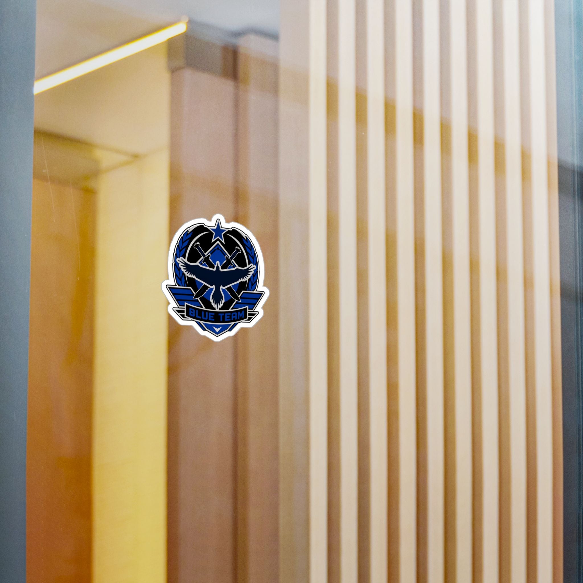 Blue Team Tactical Emblem Vinyl Sticker