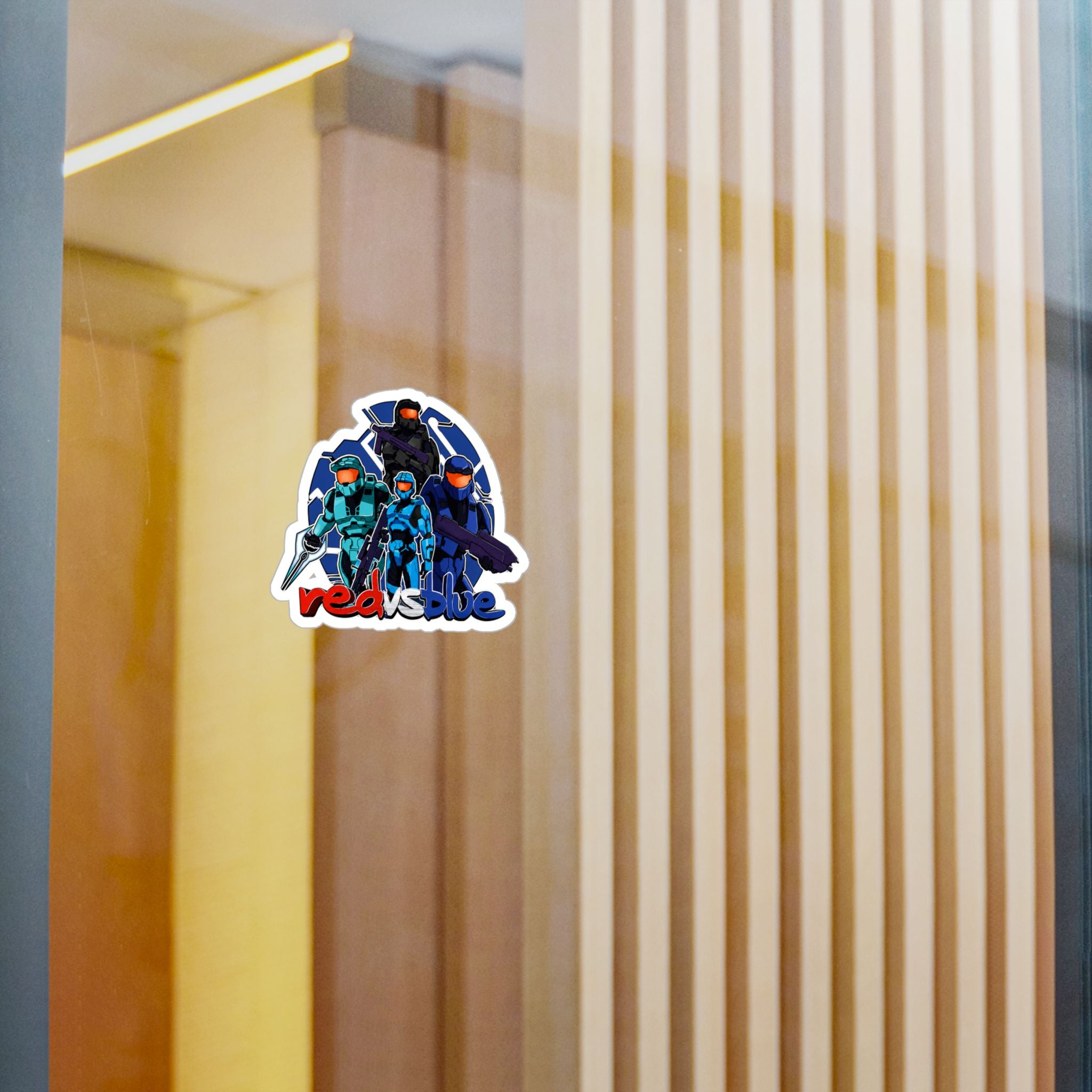 Red vs Blue Blue Team  Vinyl Sticker