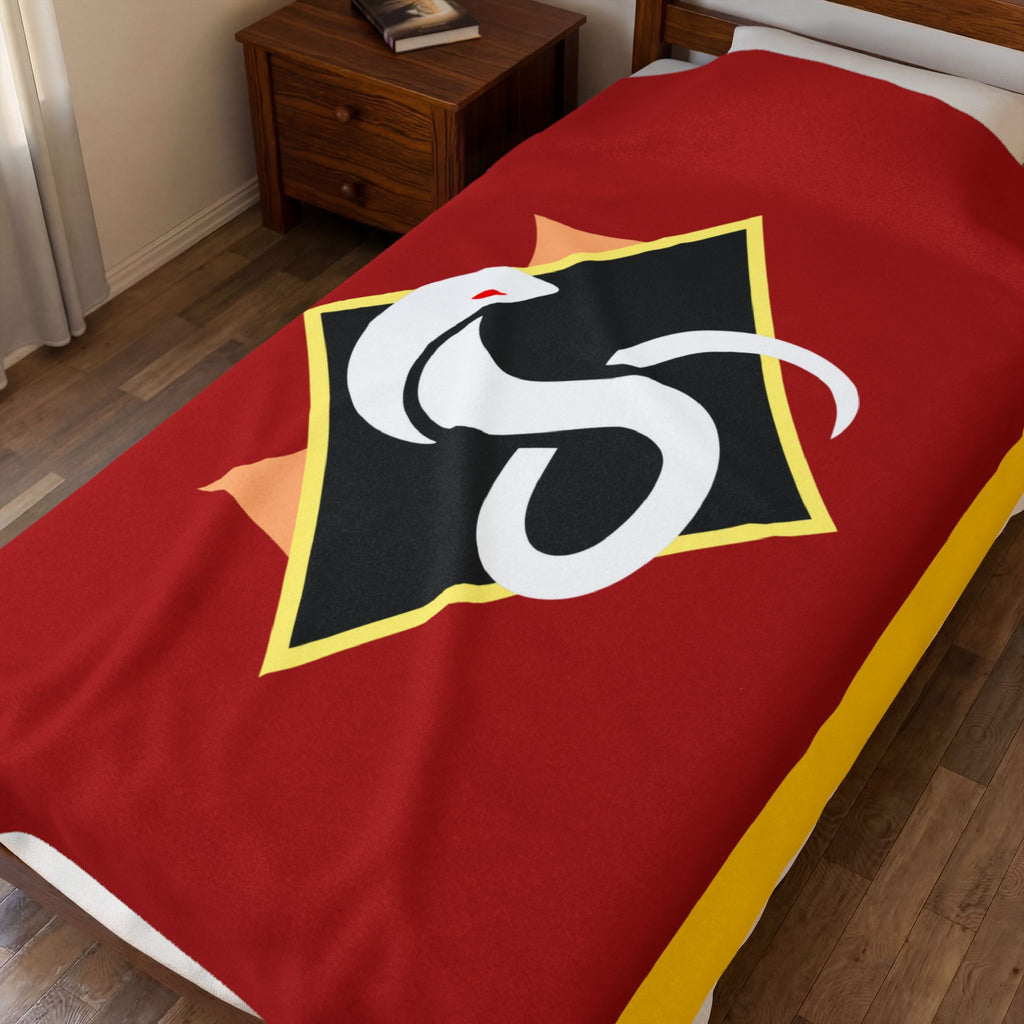 Red Team Flag Inspired Blanket