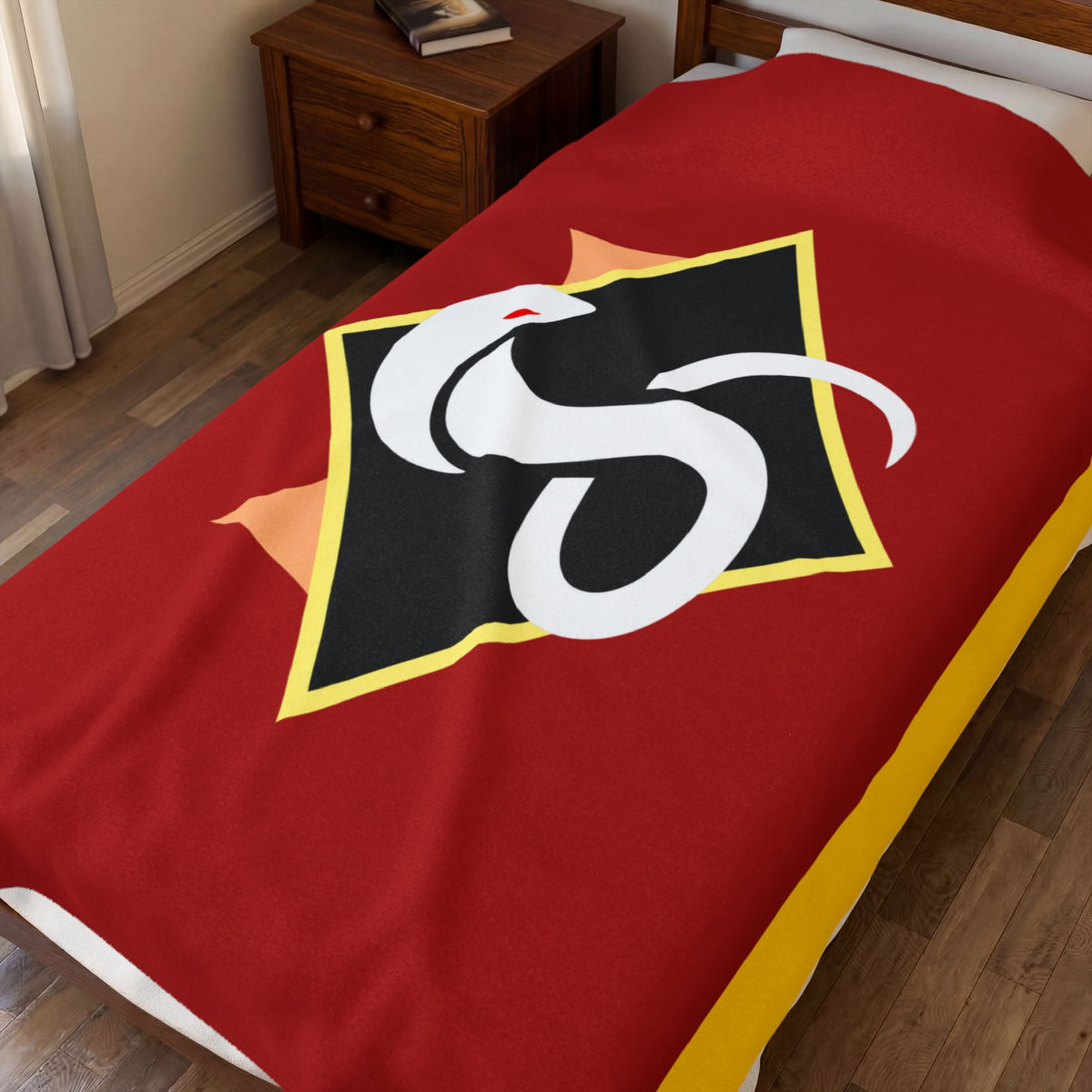 Red Team Flag Inspired Blanket