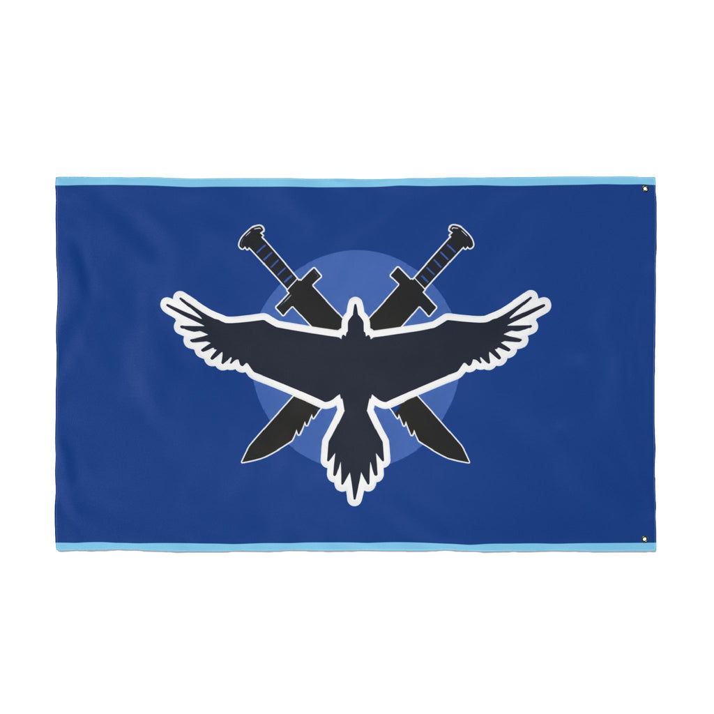 Blue Army Double-Sided Flag