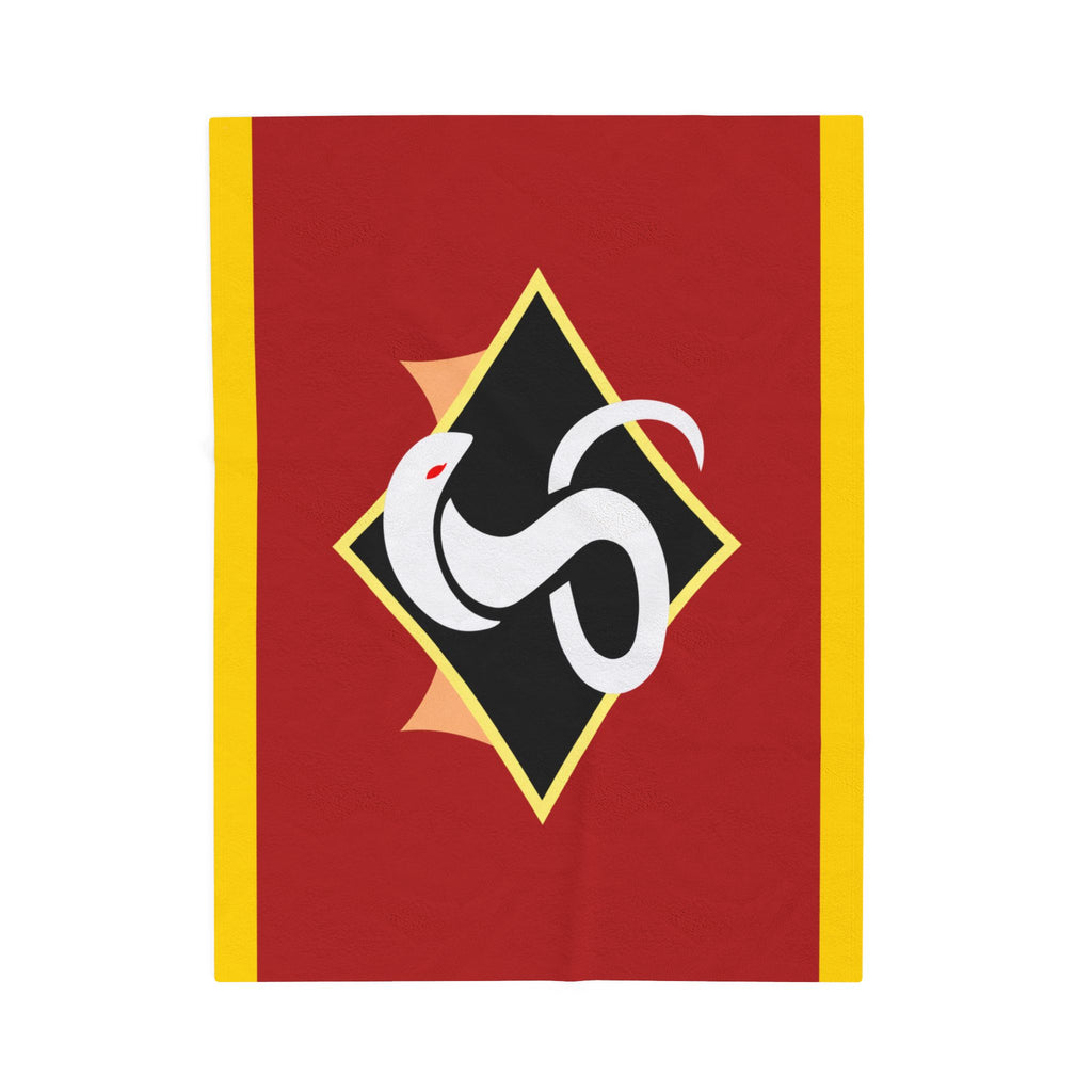 Red Team Flag Inspired Blanket