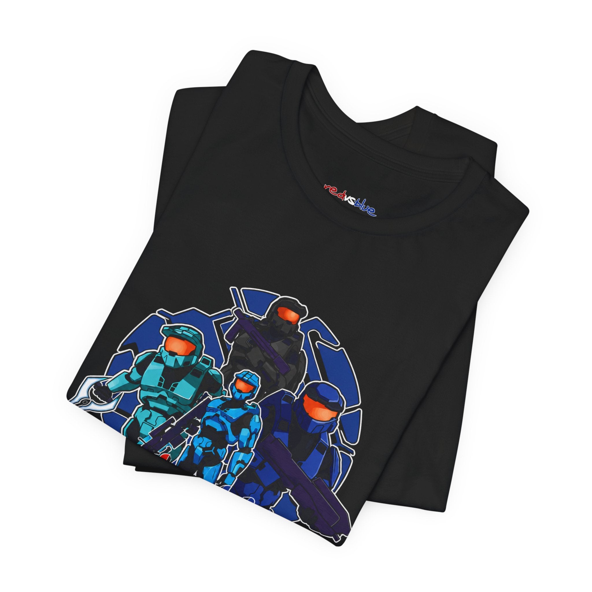Red vs Blue Blue Team Jersey Tee
