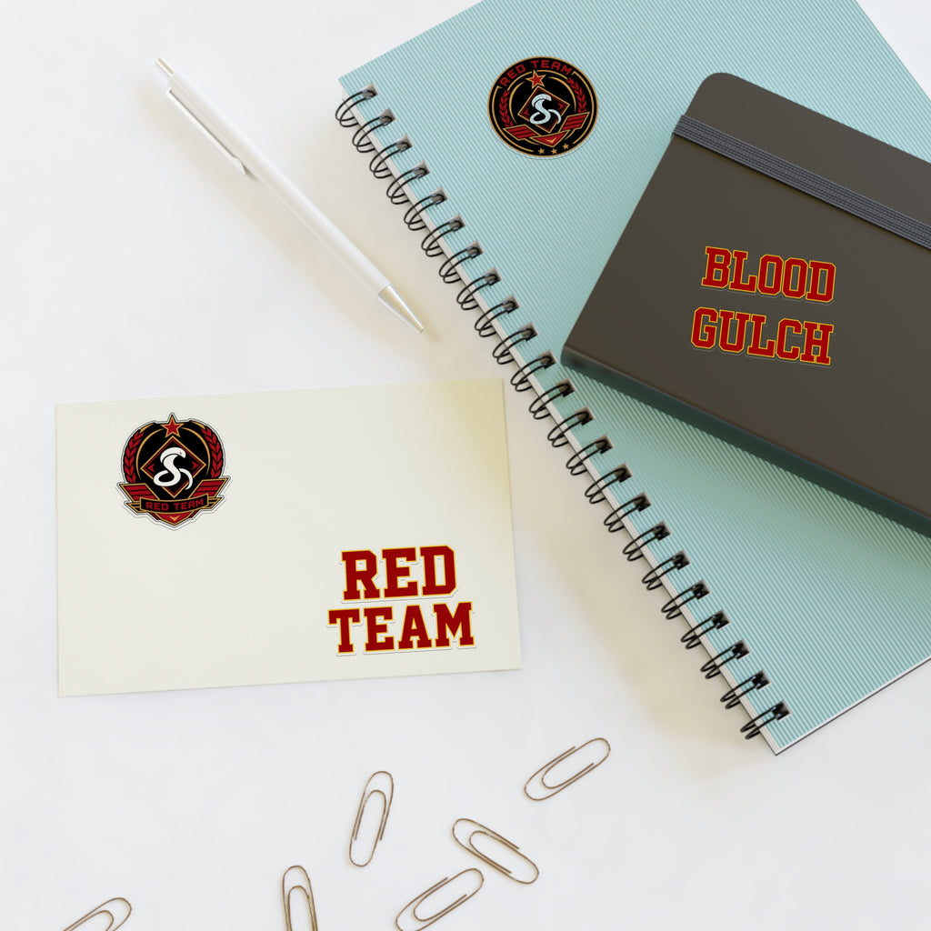 Blood Gulch Red Team Sticker Sheet