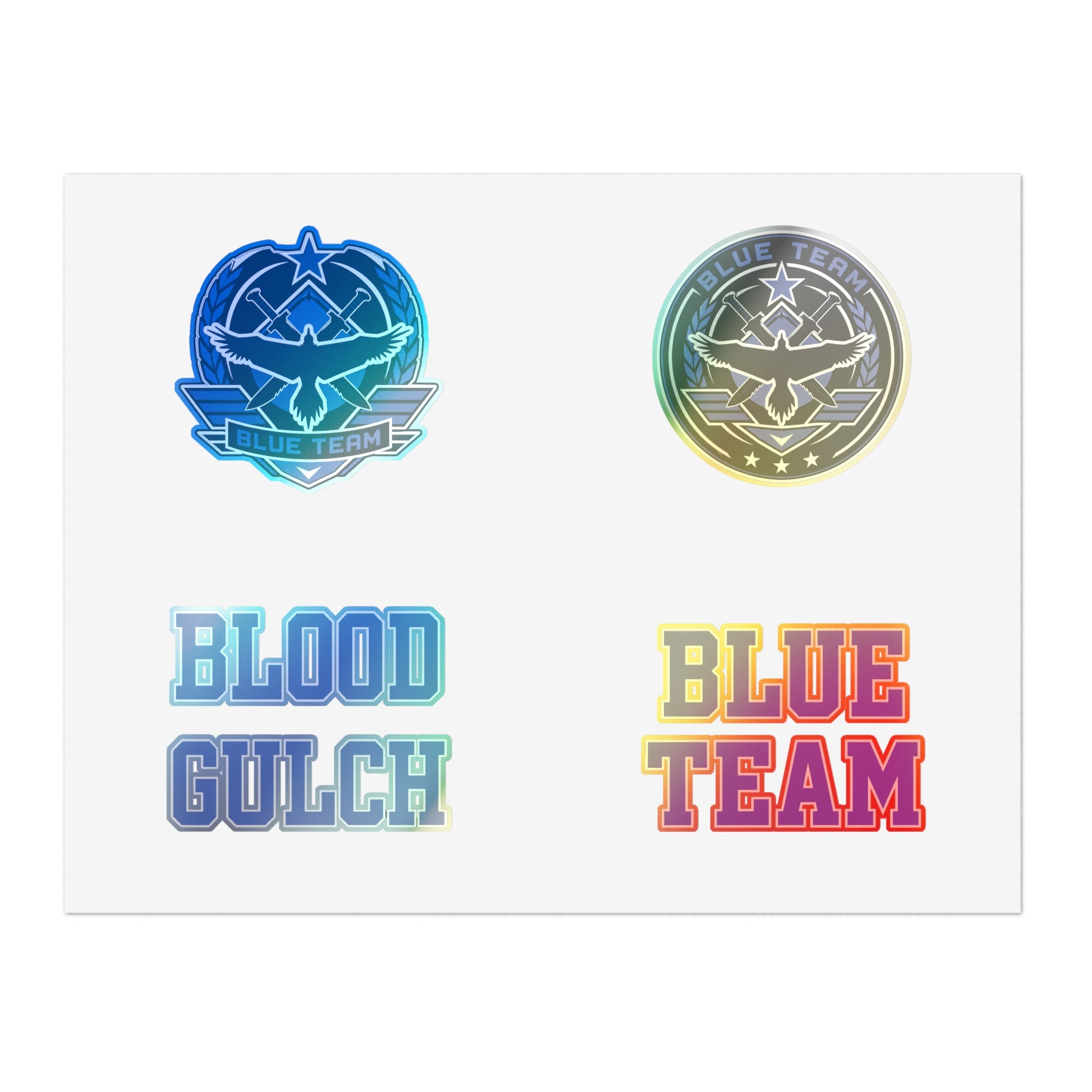 Blood Gulch Blue Team Sticker Sheet