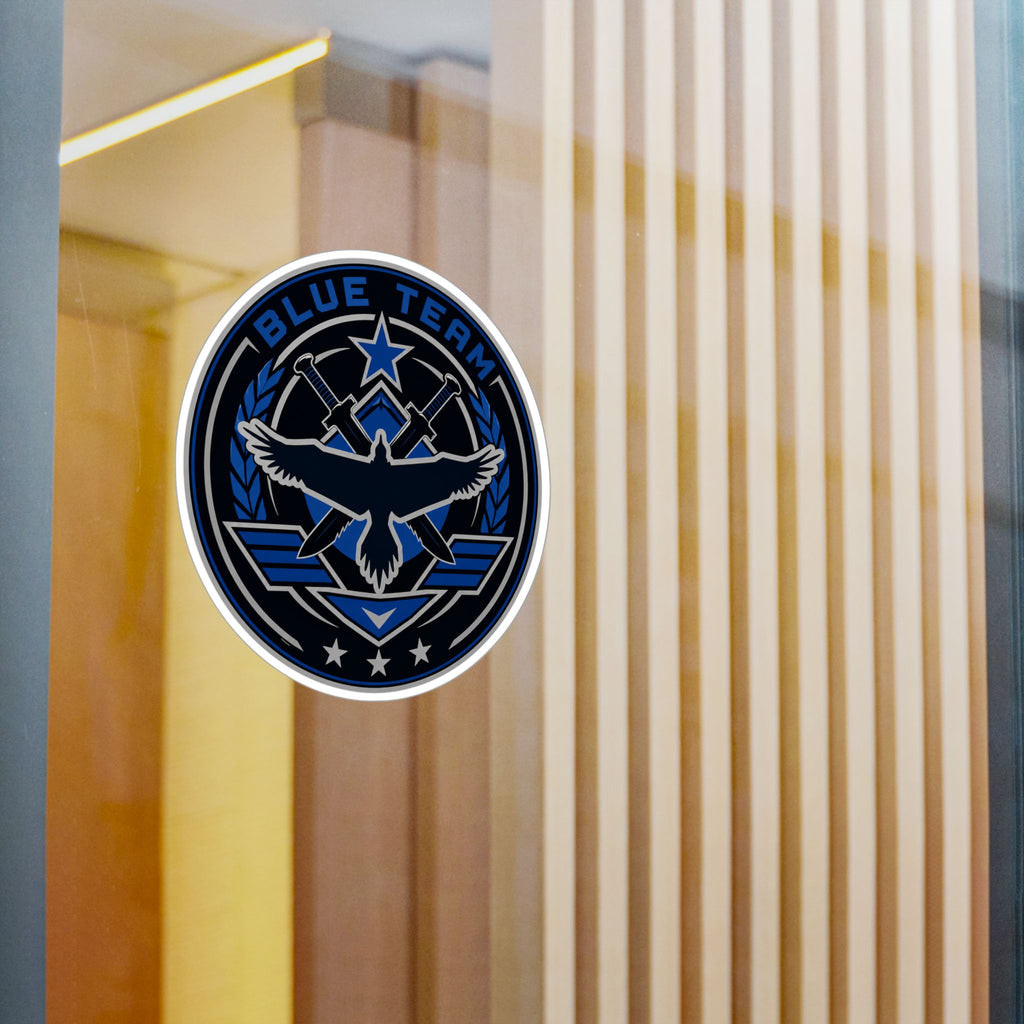 Blue Team Emblem Badge Vinyl Sticker