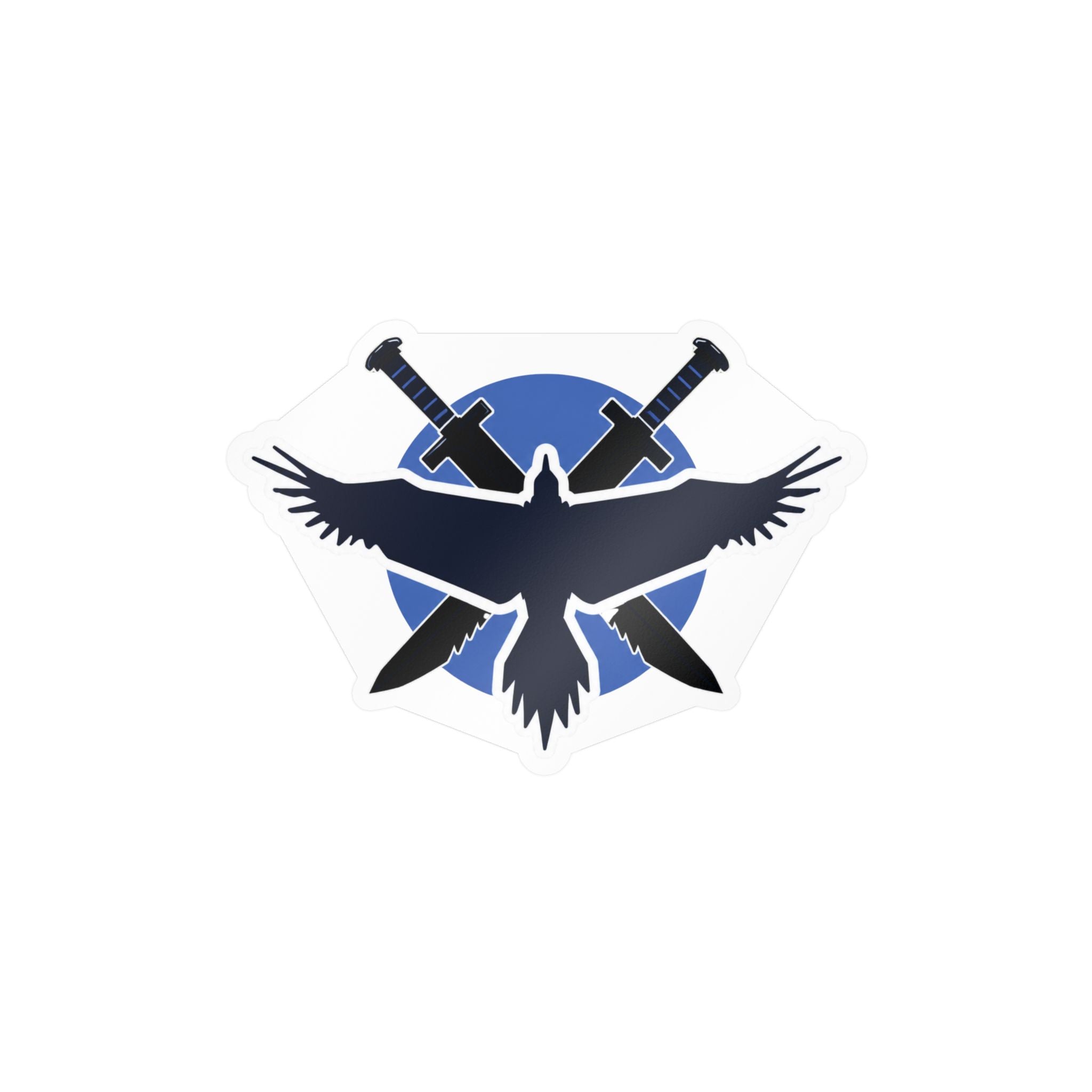 Blue Army Emblem Vinyl Decal