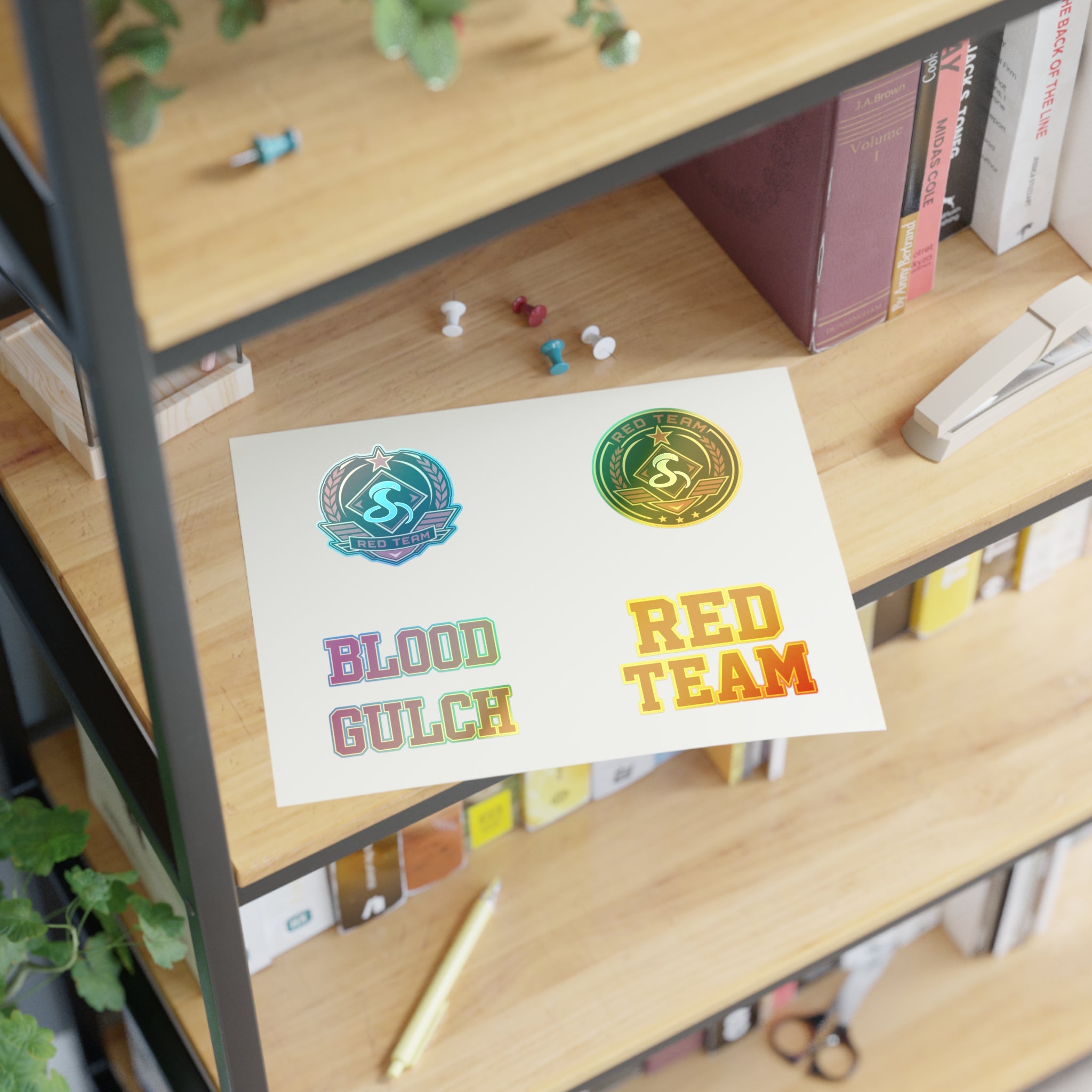 Blood Gulch Red Team Sticker Sheet
