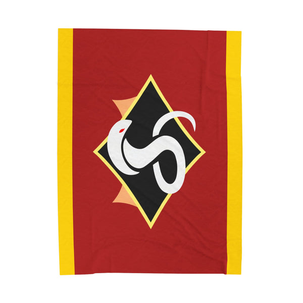 Red Team Flag Inspired Blanket