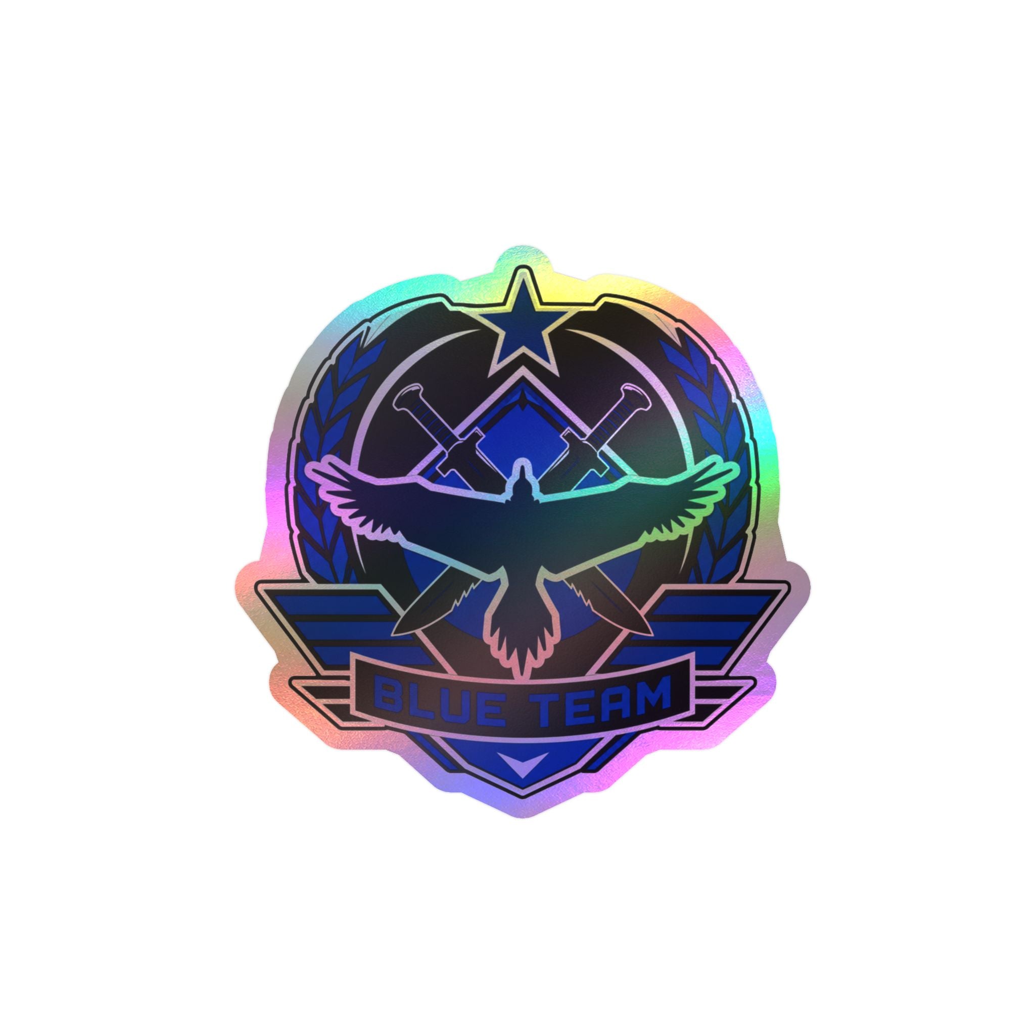 Blue Team Tactical Emblem Vinyl Sticker
