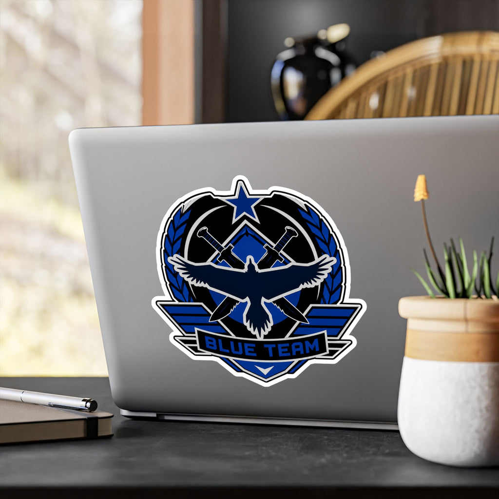 Blue Team Tactical Emblem Vinyl Sticker