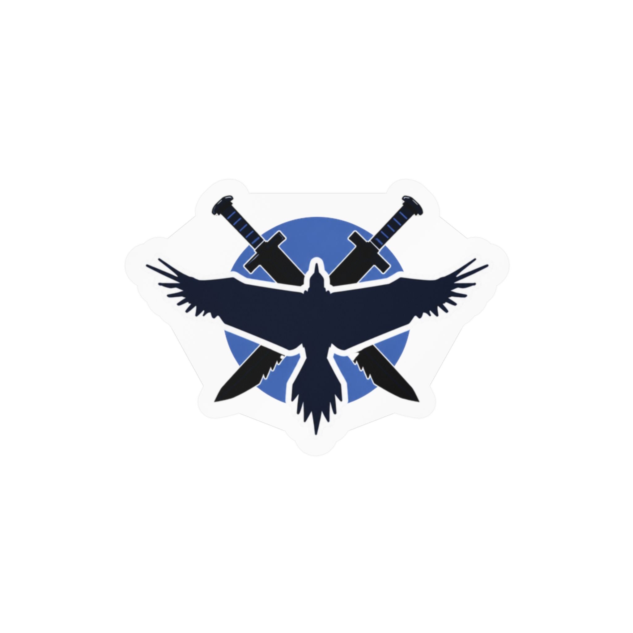 Blue Army Emblem Vinyl Decal