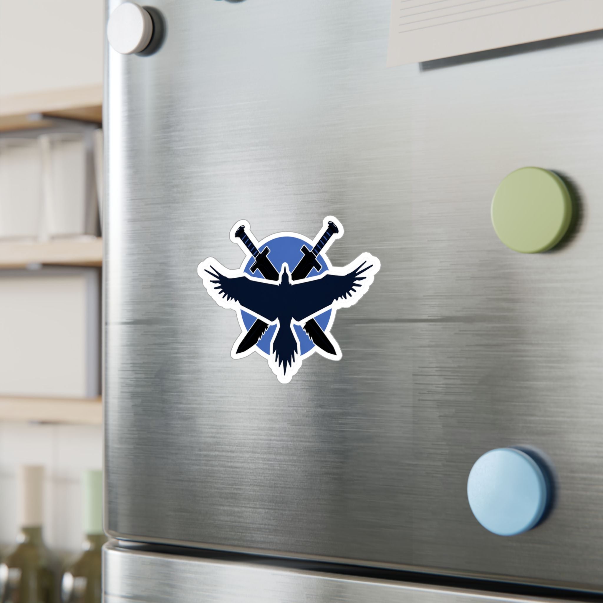 Blue Army Emblem Vinyl Decal