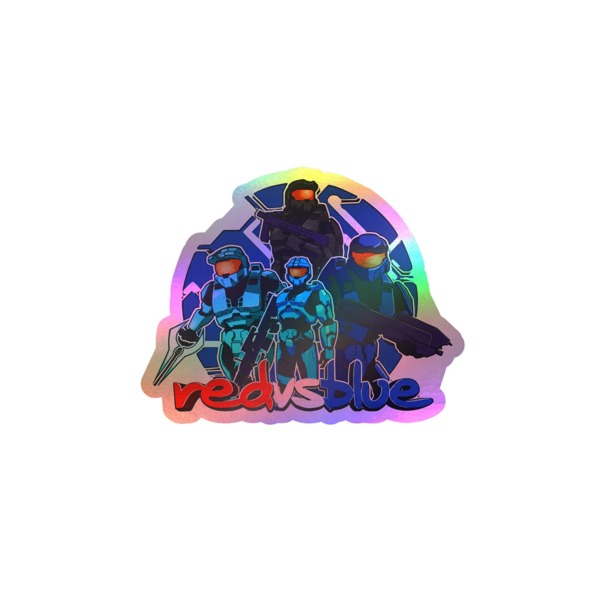 Red vs Blue Blue Team  Vinyl Sticker