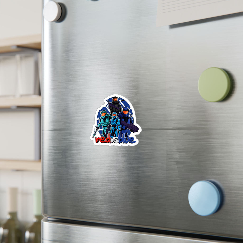 Red vs Blue Blue Team  Vinyl Sticker