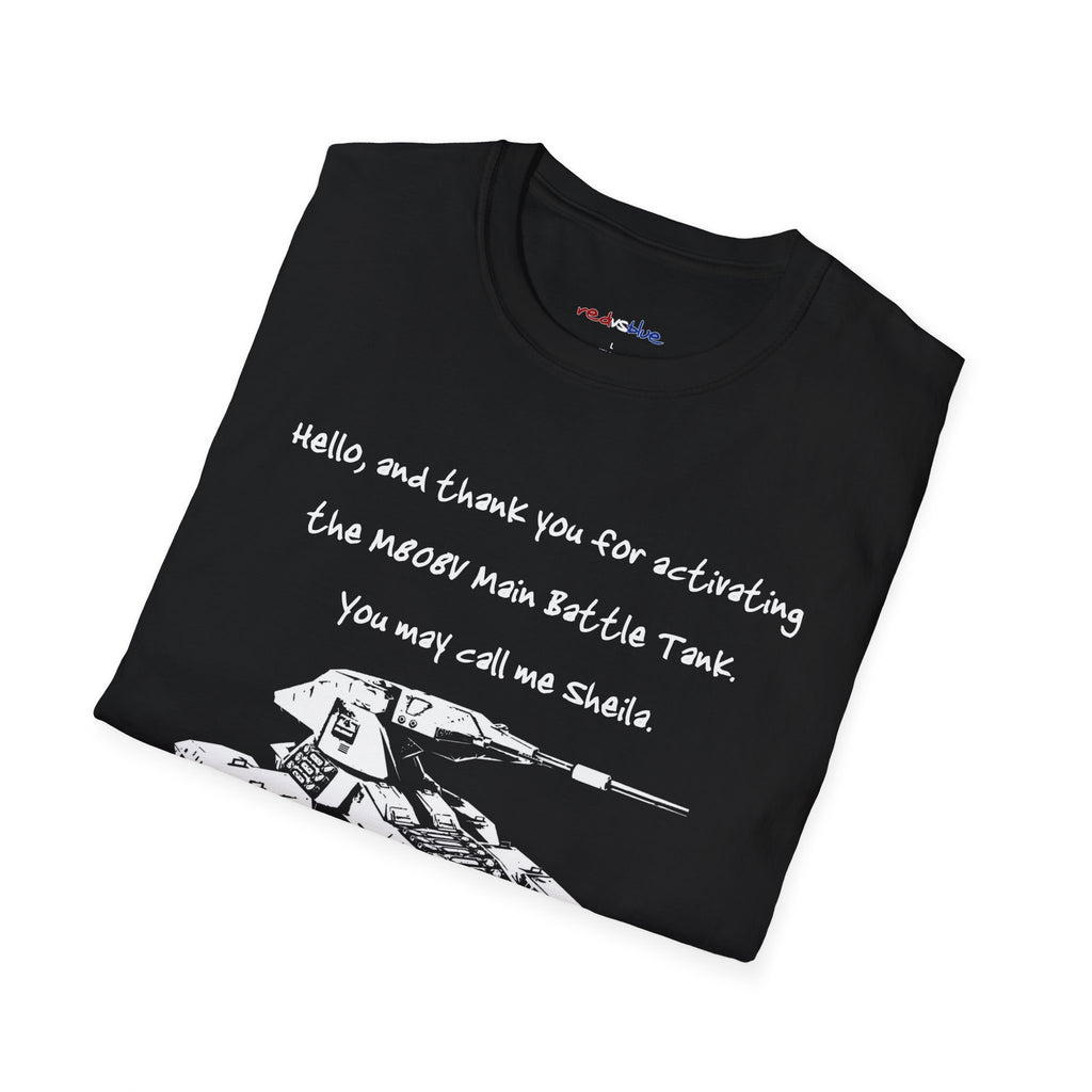 Sheila The Tank - Red Vs Blue Tee