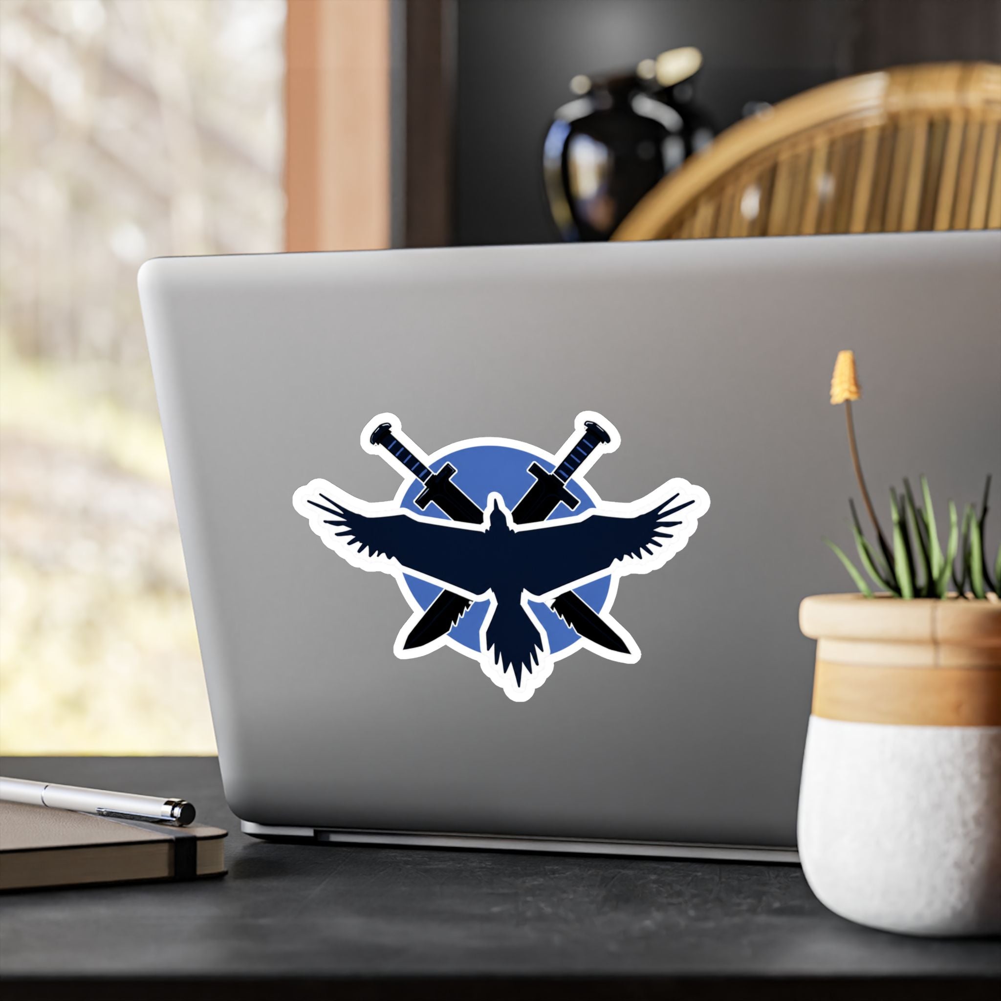 Blue Army Emblem Vinyl Decal
