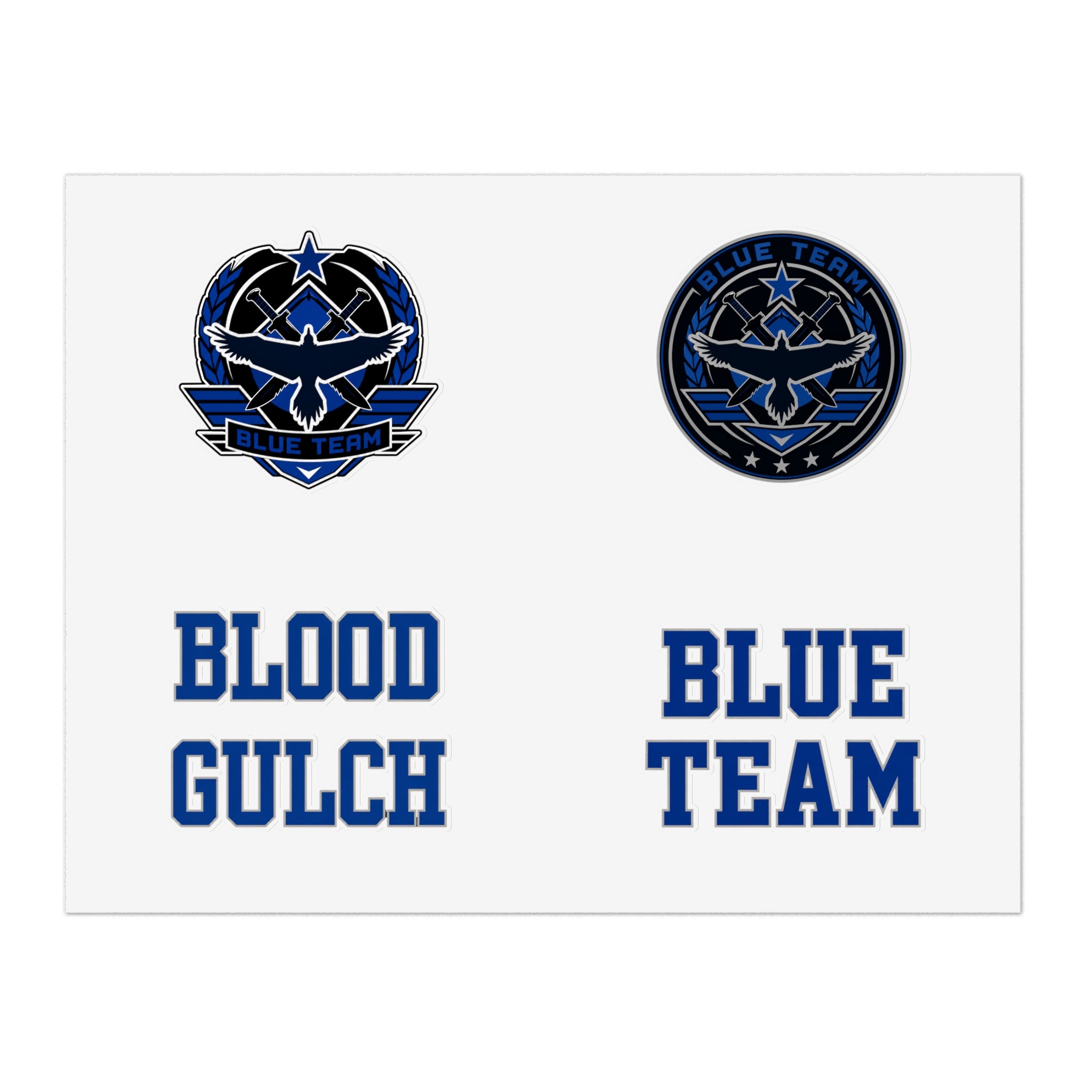 Blood Gulch Blue Team Sticker Sheet