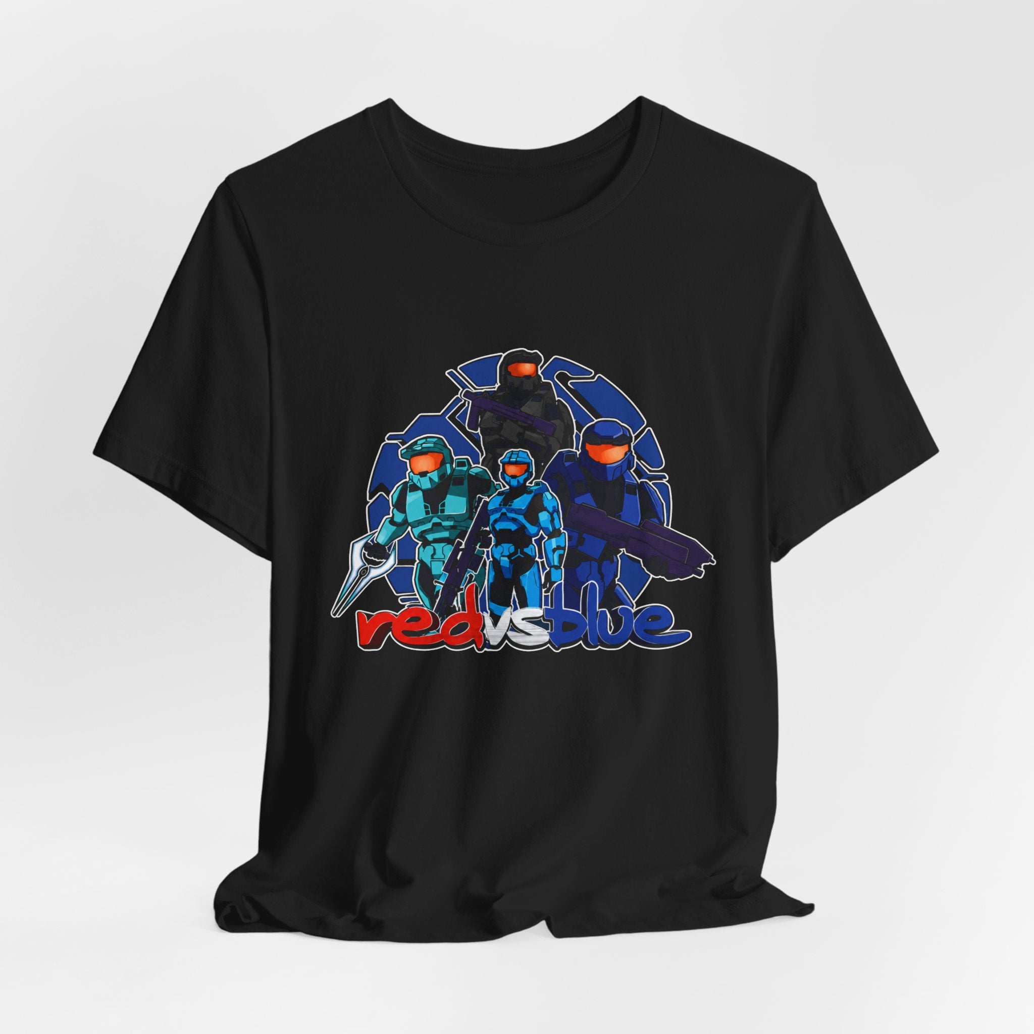 Red vs Blue Blue Team Jersey Tee