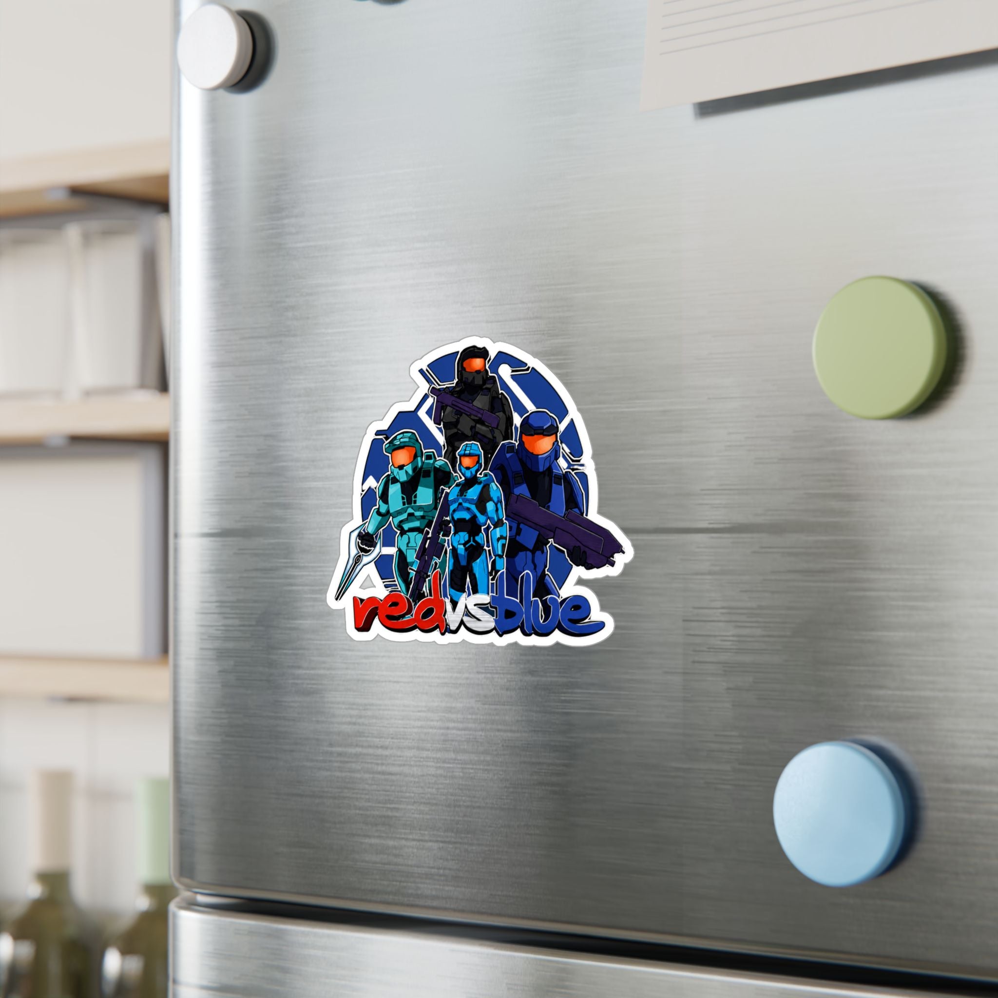 Red vs Blue Blue Team  Vinyl Sticker