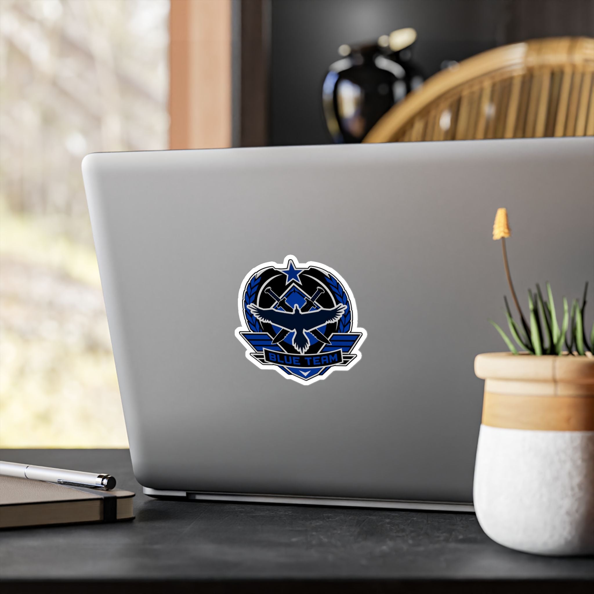 Blue Team Tactical Emblem Vinyl Sticker