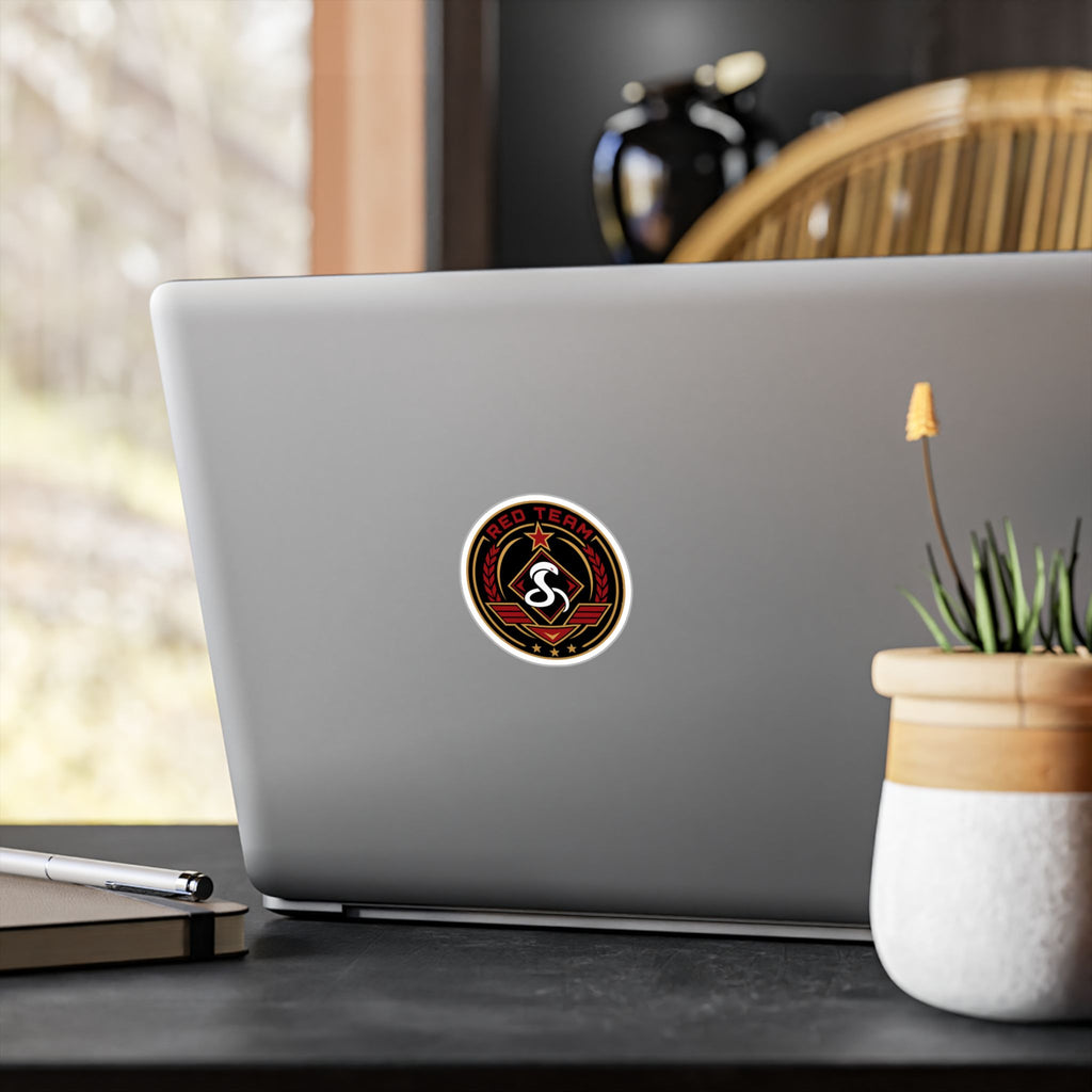 Red Team Badge Vinyl Sticker