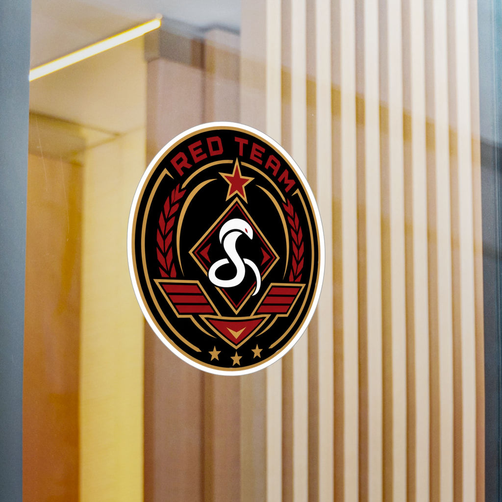 Red Team Badge Vinyl Sticker